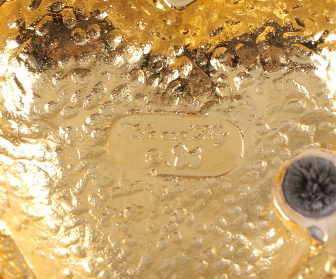 Swarovski Crystal Hand Bell and Hearts with Mike & Ally Enamel Box