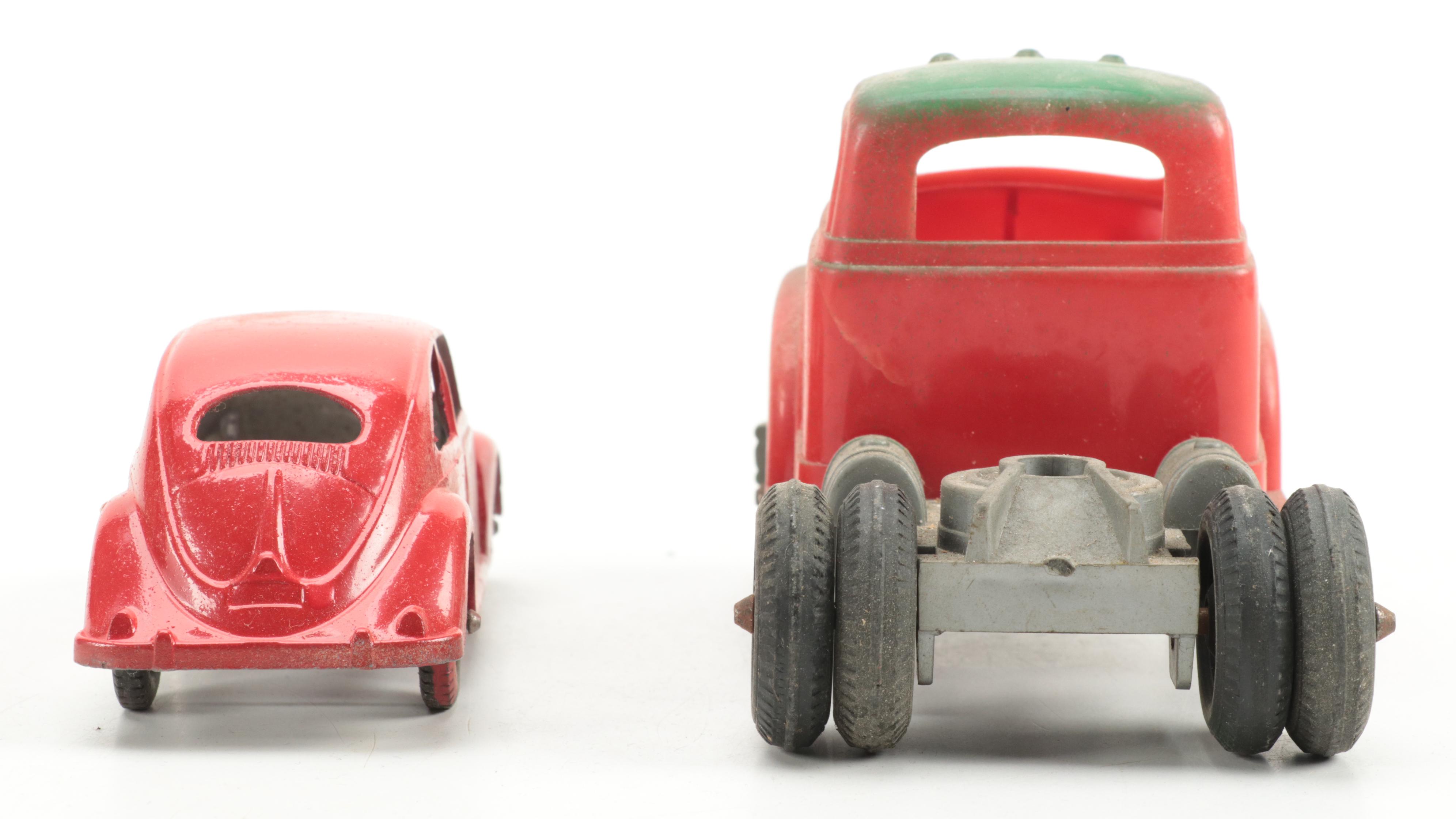 TootiseToy, Hubley, Auburn with Other Metal and Plastic Toy Vehicles and More