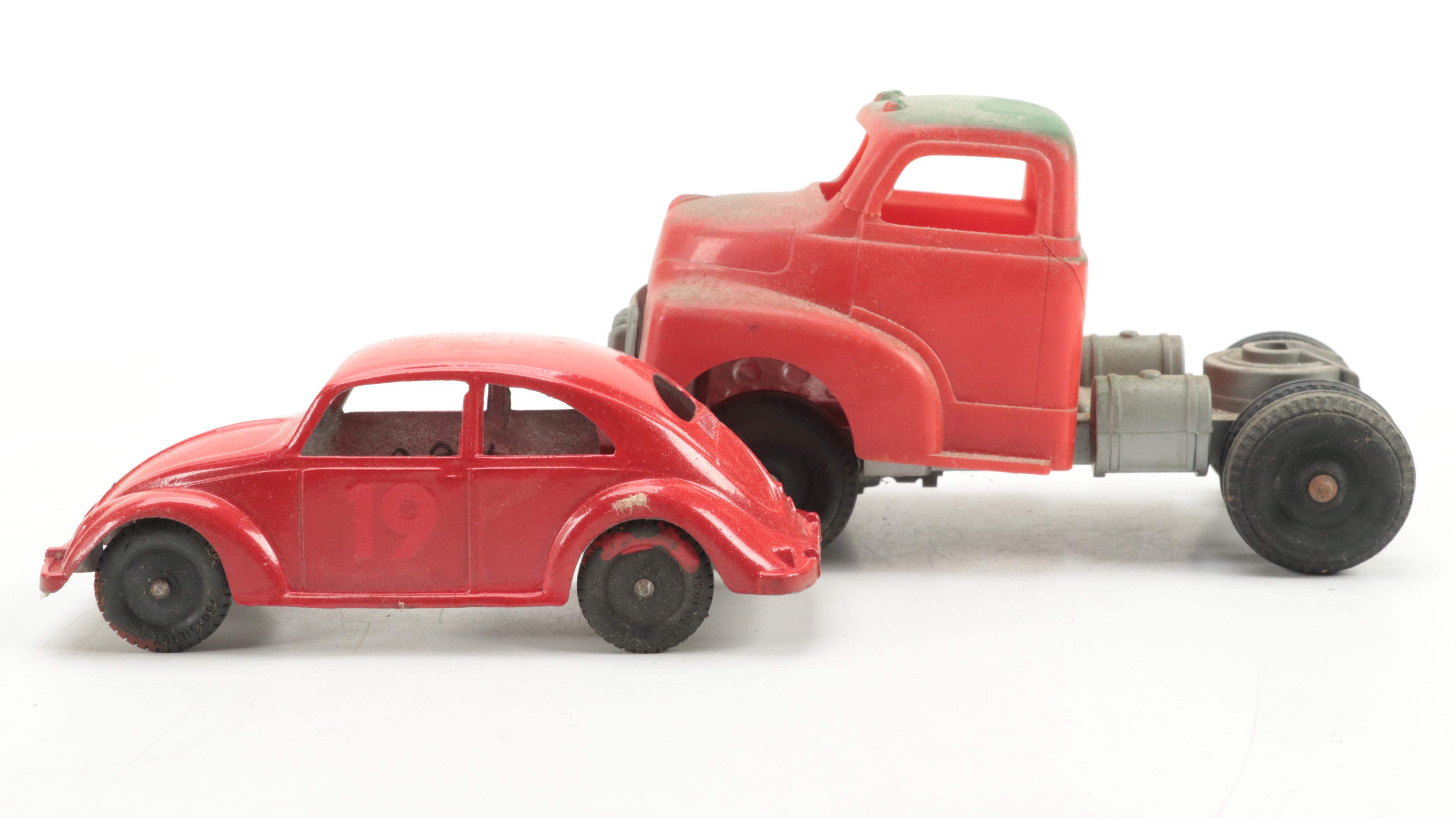 TootiseToy, Hubley, Auburn with Other Metal and Plastic Toy Vehicles and More