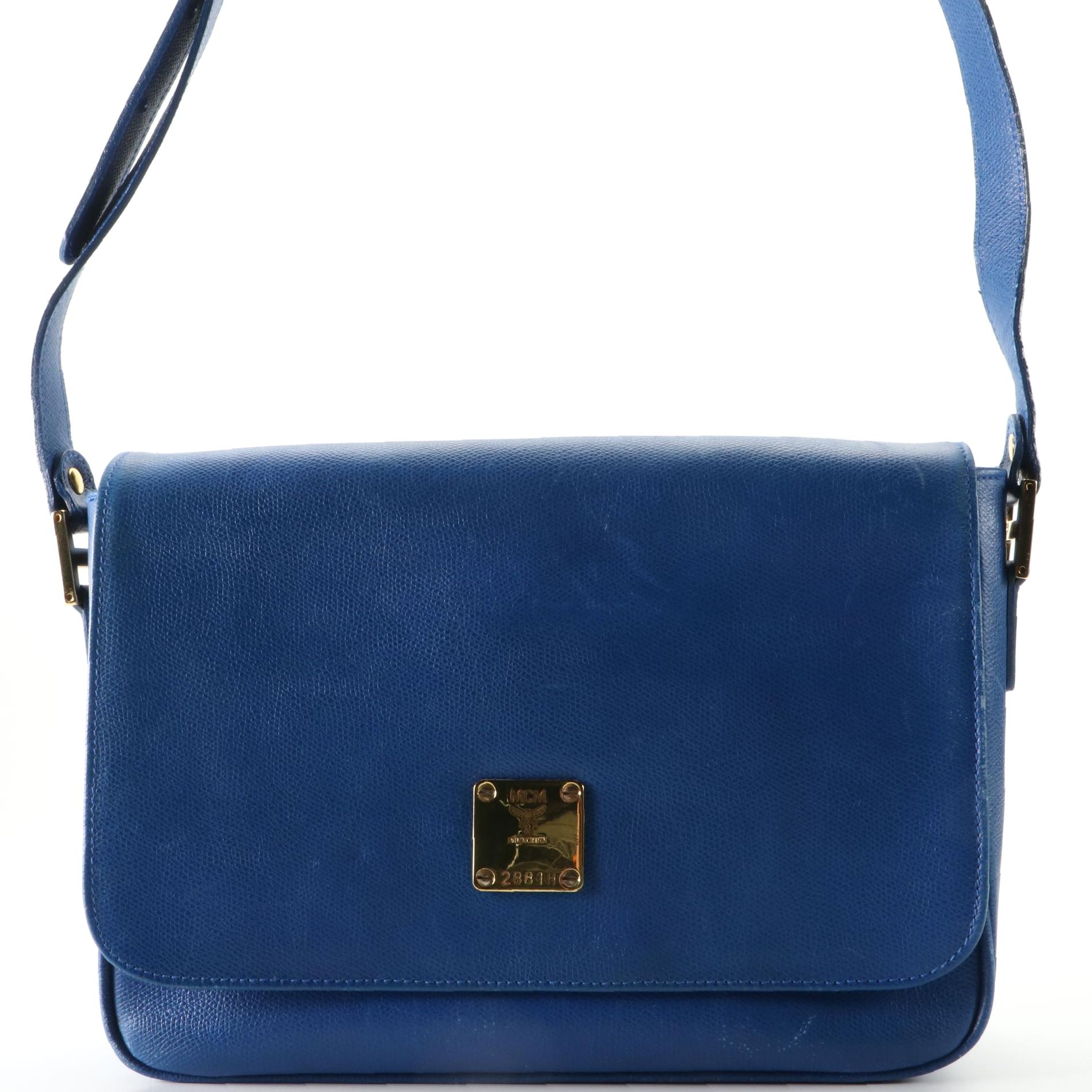 MCM Nature Collection Crossbody Bag in Grained Leather