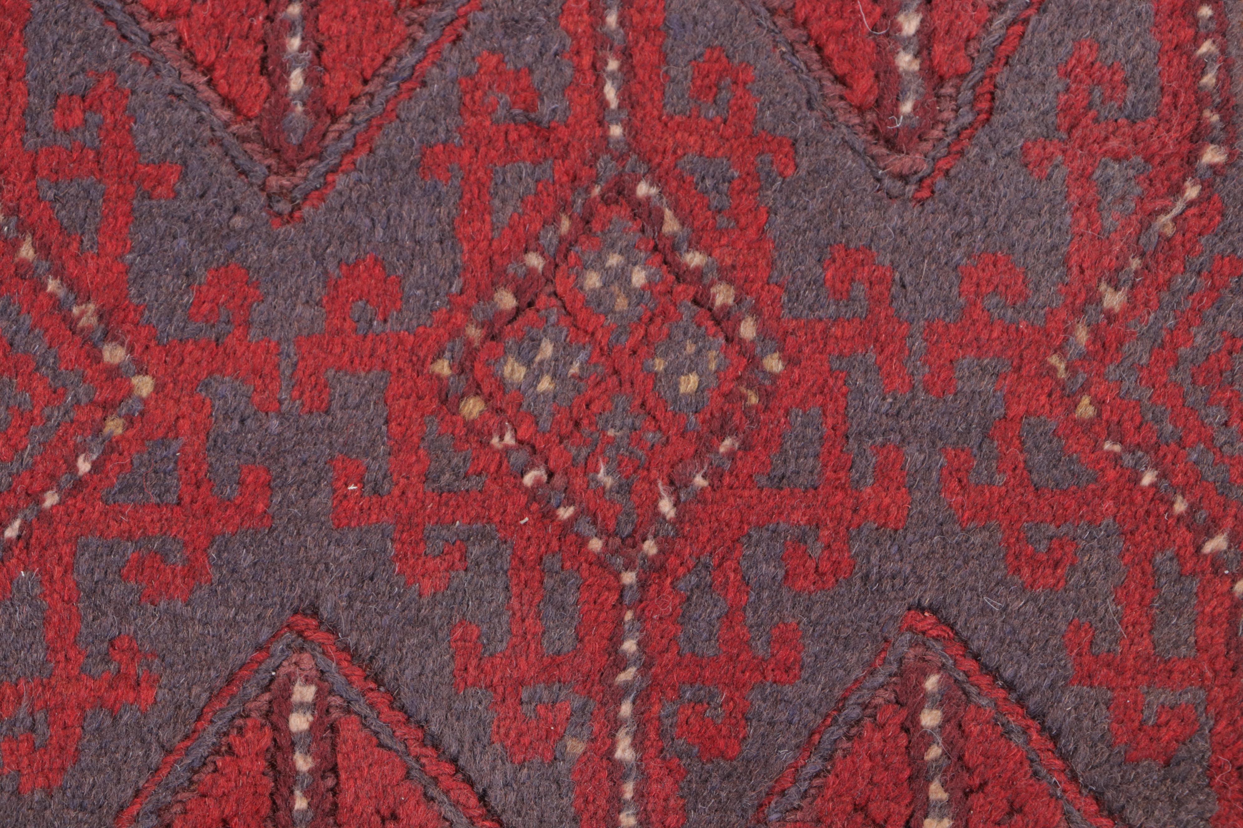 1'10 x 8' Hand-Knotted Afghan Kunduz Carpet Runner