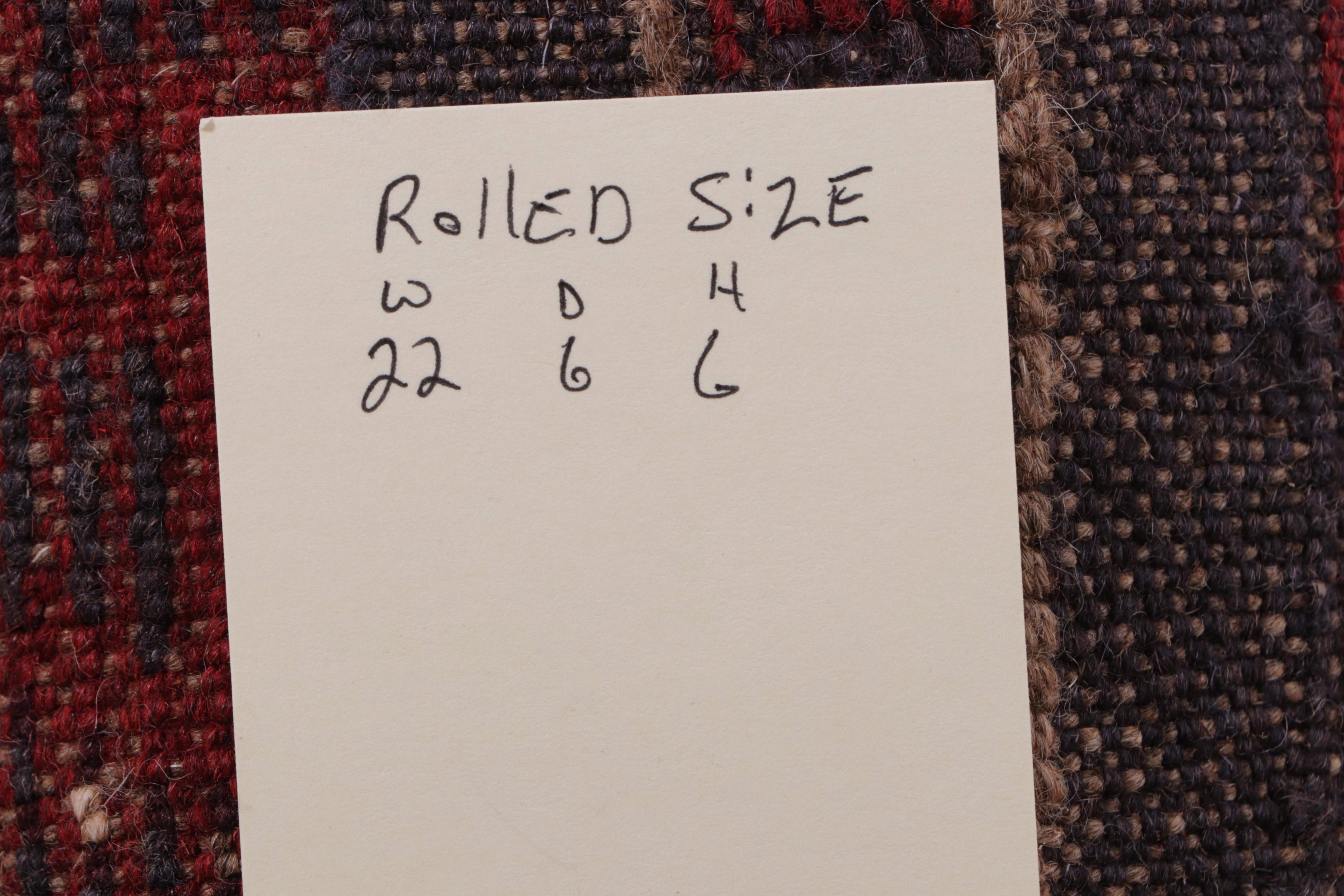 1'10 x 8' Hand-Knotted Afghan Kunduz Carpet Runner