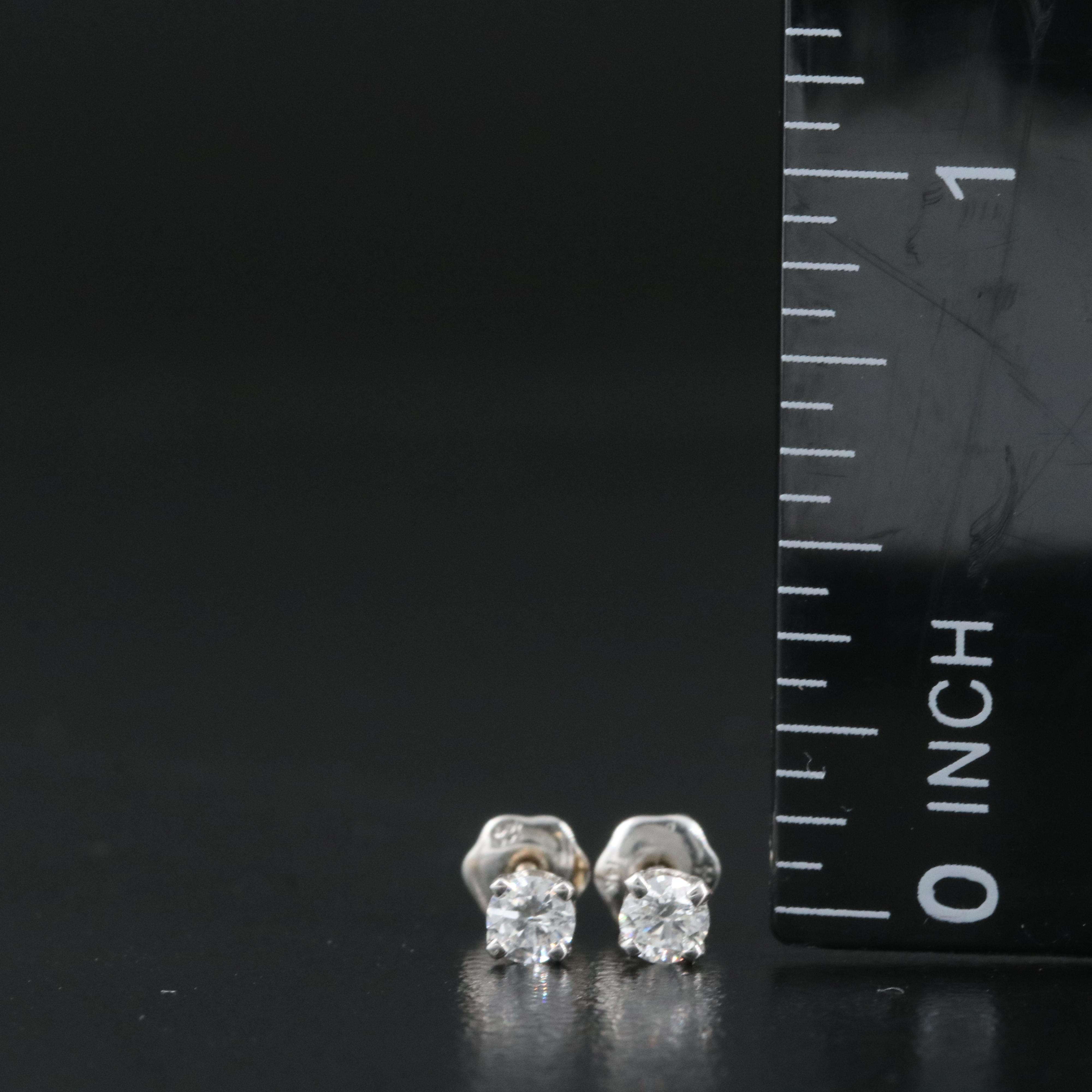 14K 0.20 CTW Diamond Stud Earrings
