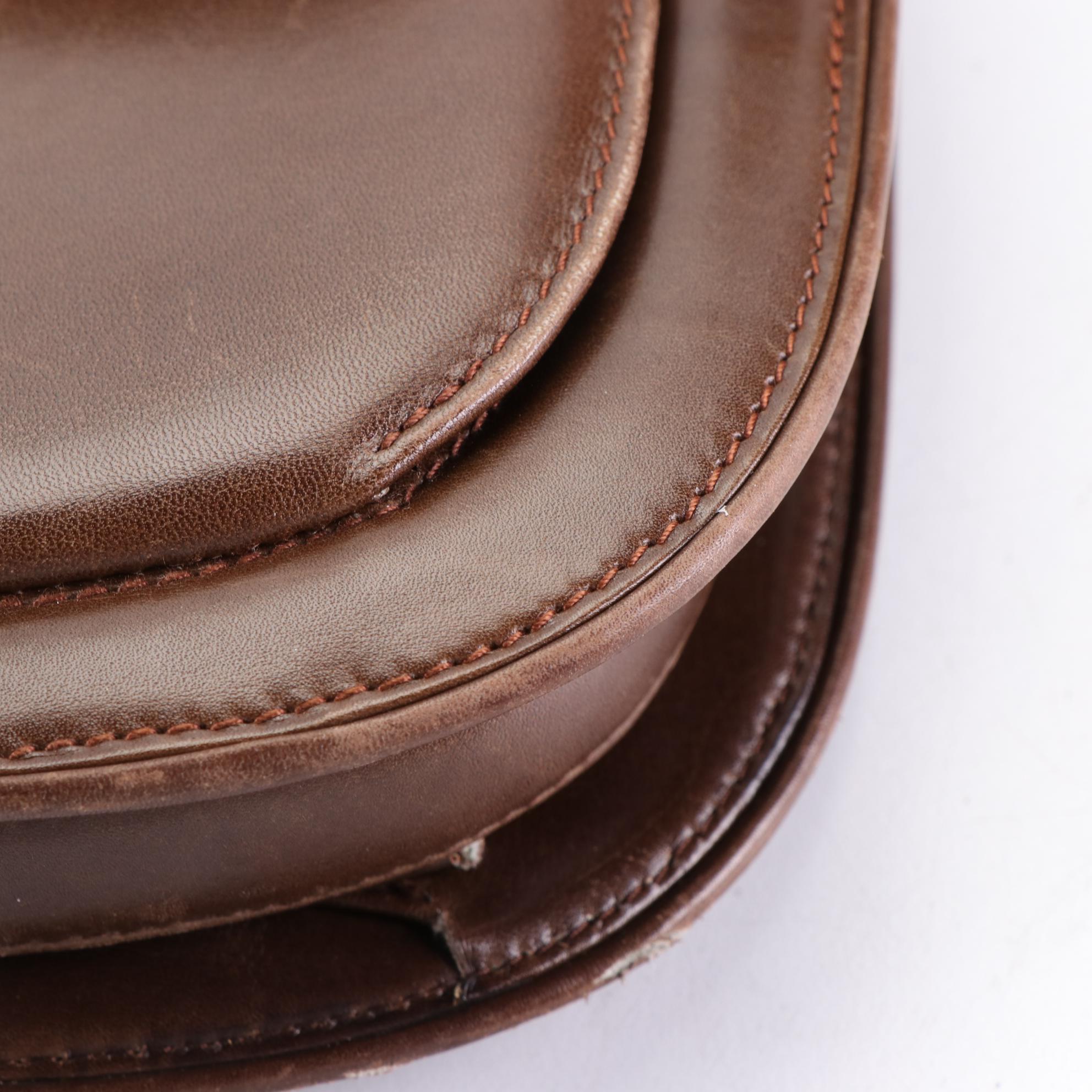 Gucci Leather Flap Shoulder Bag