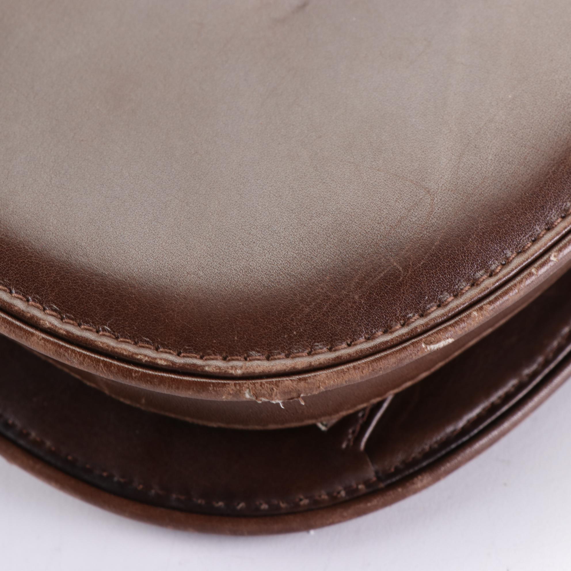 Gucci Leather Flap Shoulder Bag