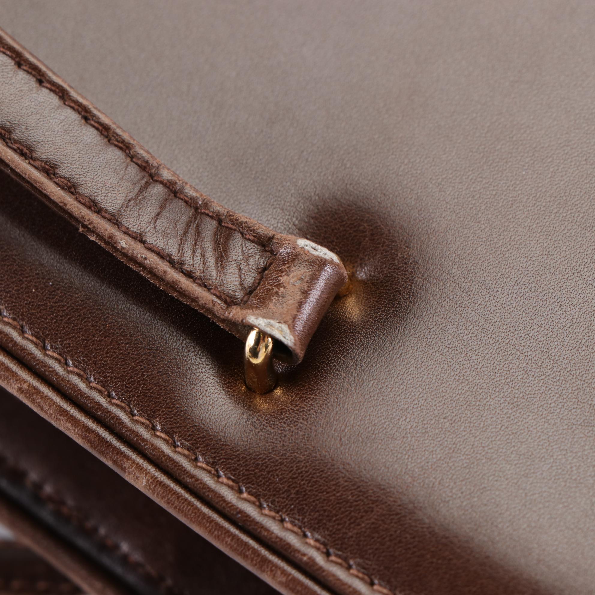 Gucci Leather Flap Shoulder Bag