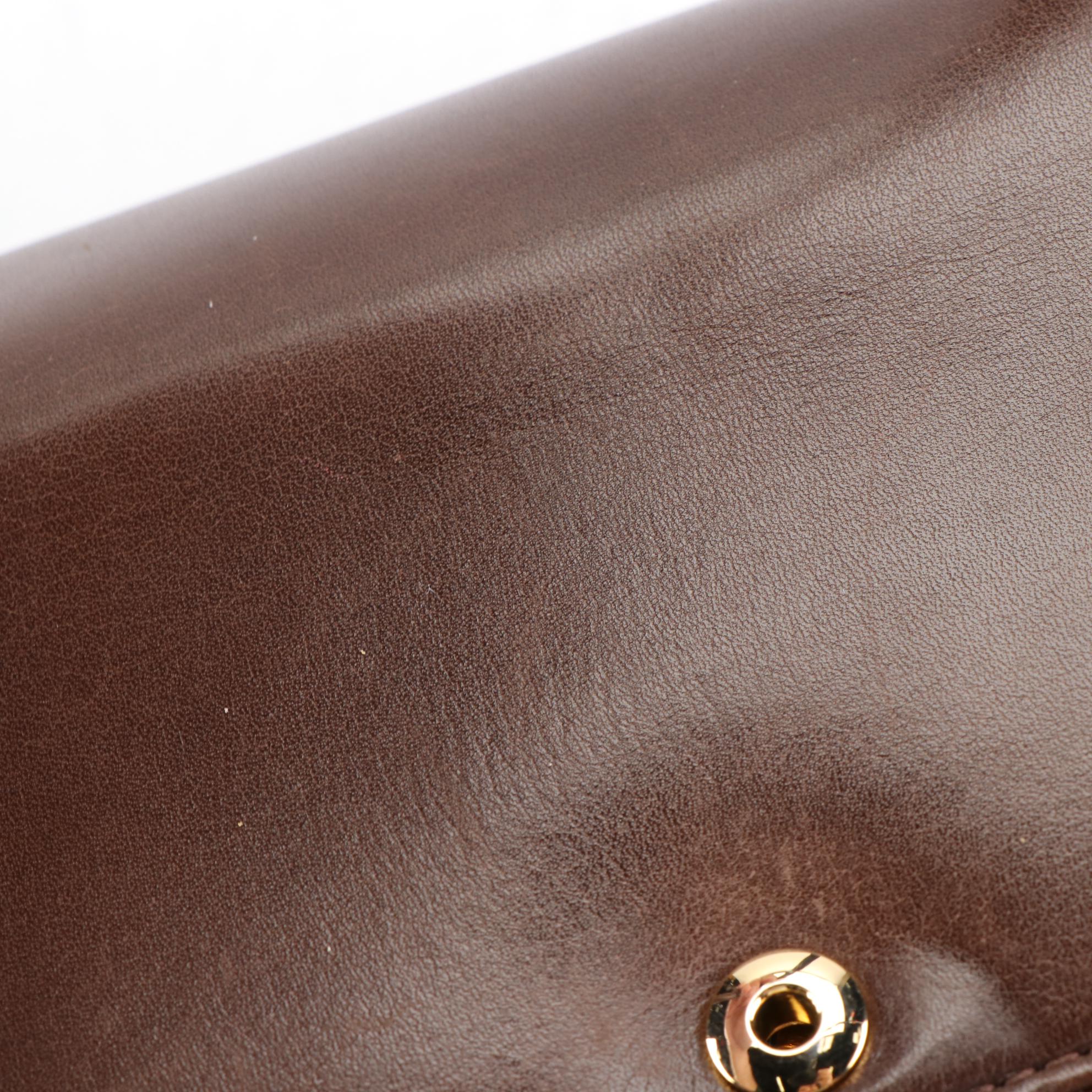 Gucci Leather Flap Shoulder Bag