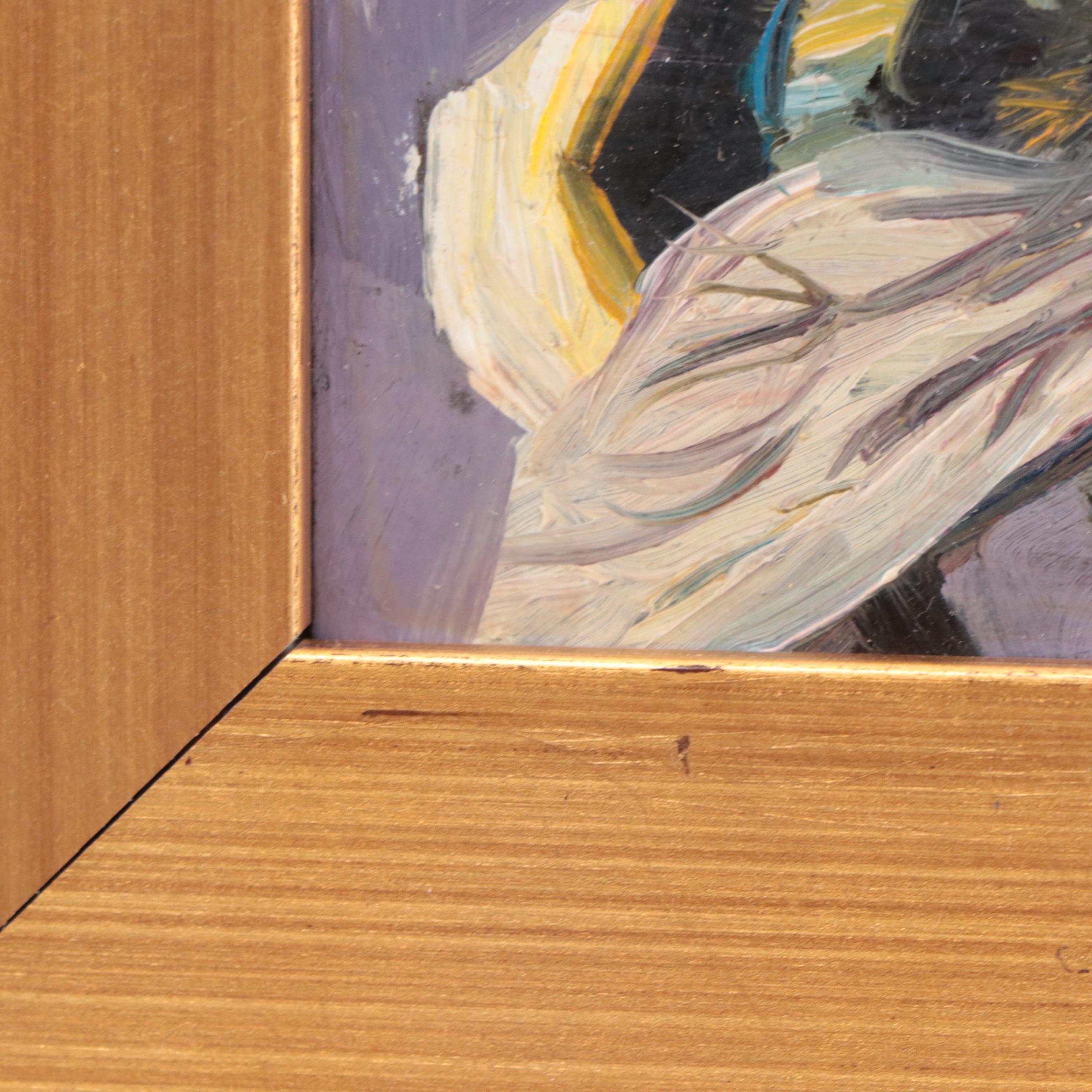 Jeff Claudio Oil Painting "The Busy Bee"