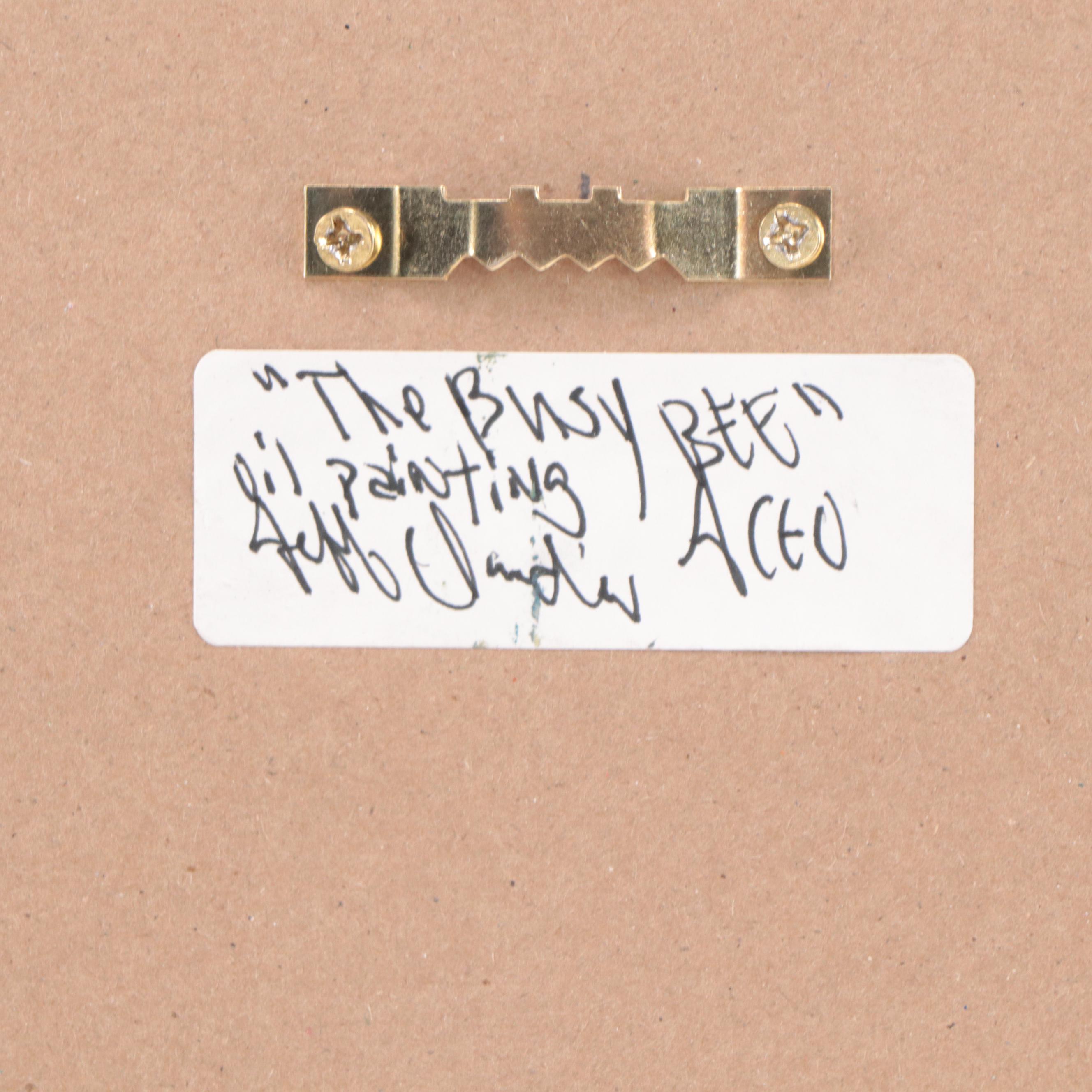 Jeff Claudio Oil Painting "The Busy Bee"