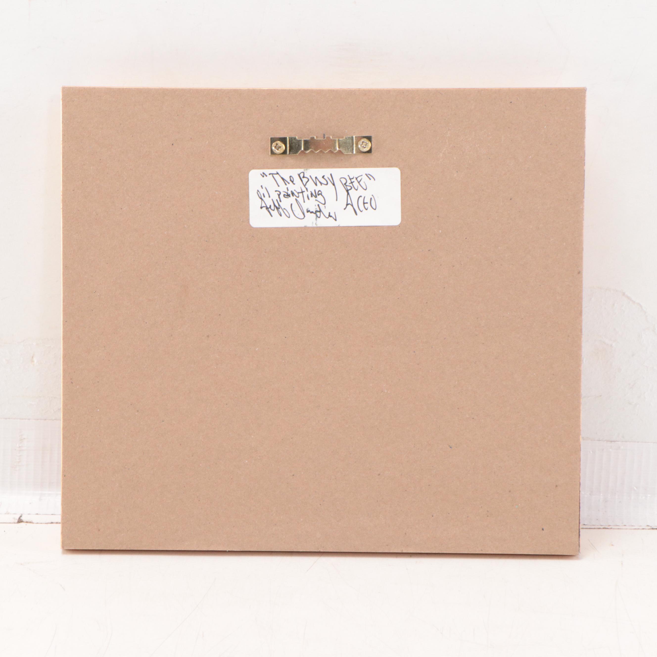 Jeff Claudio Oil Painting "The Busy Bee"