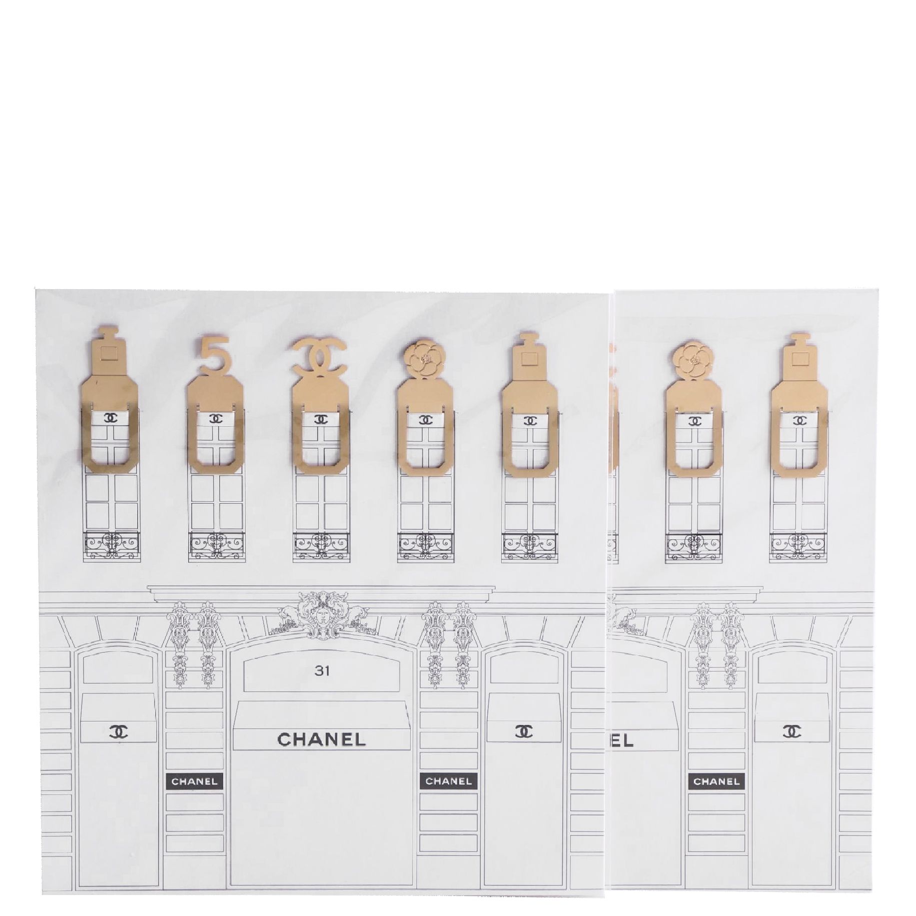 Chanel Parfums Paperclip Bookmarks
