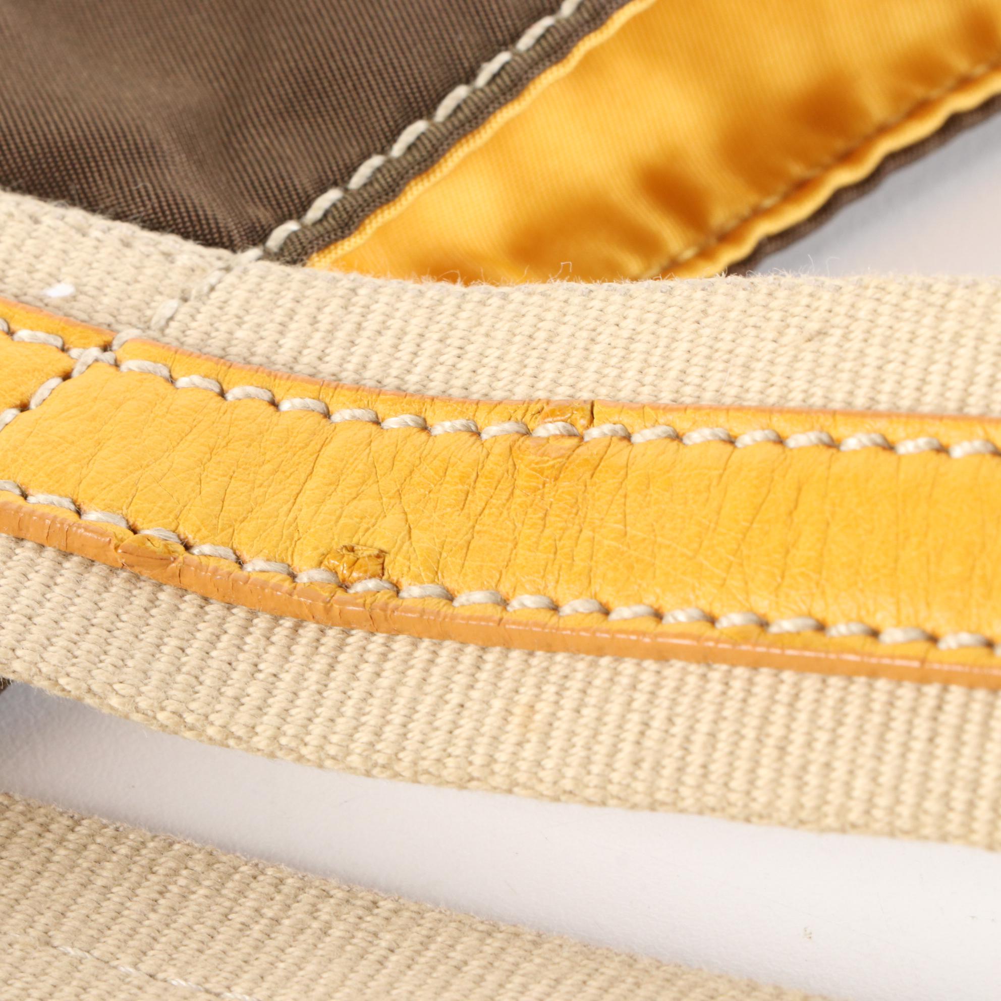 Prada Sailor Boy and More Brooch Tote in Nylon and Ostrich