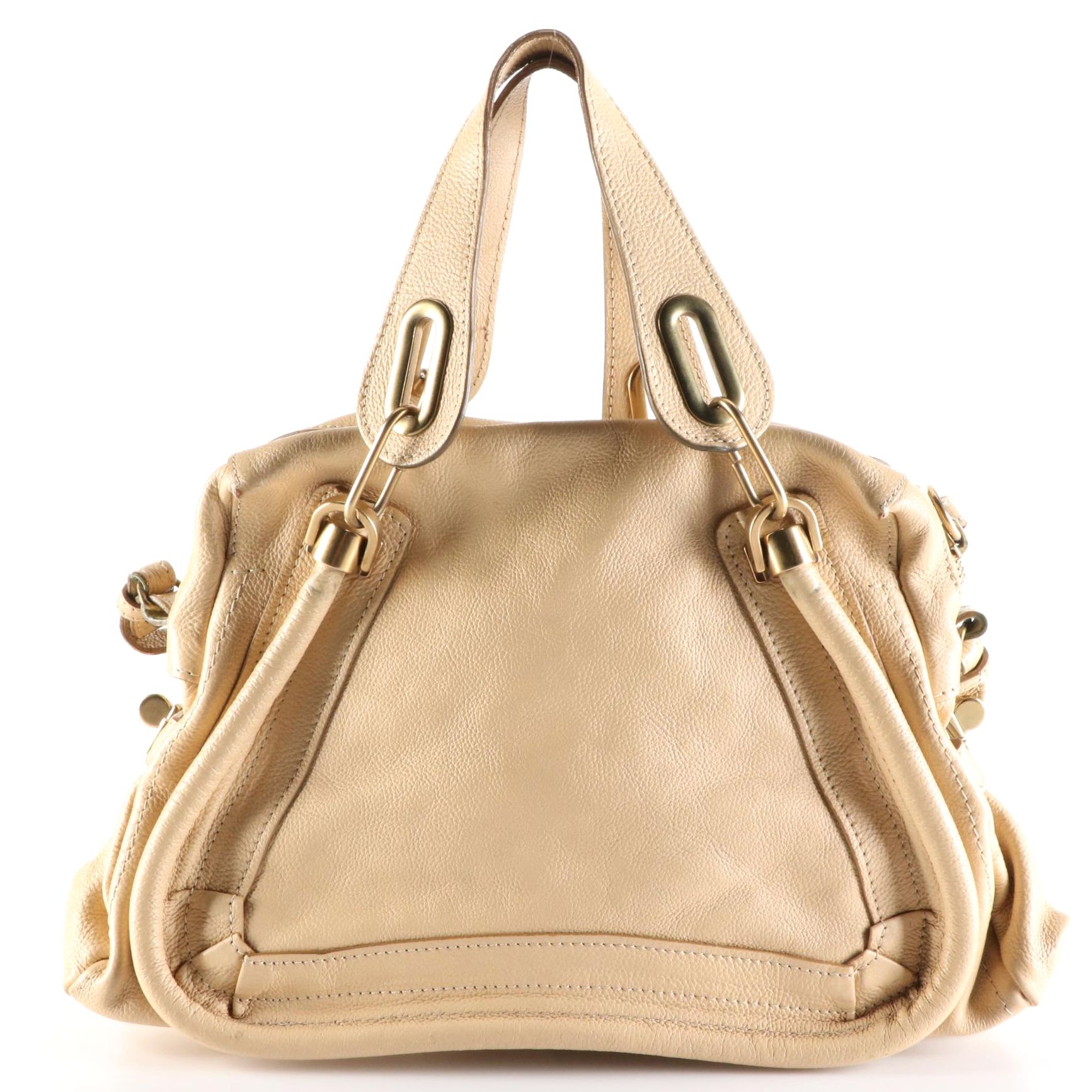 Chloé Medium Paraty Bag in Grain Leather with Shoulder Strap