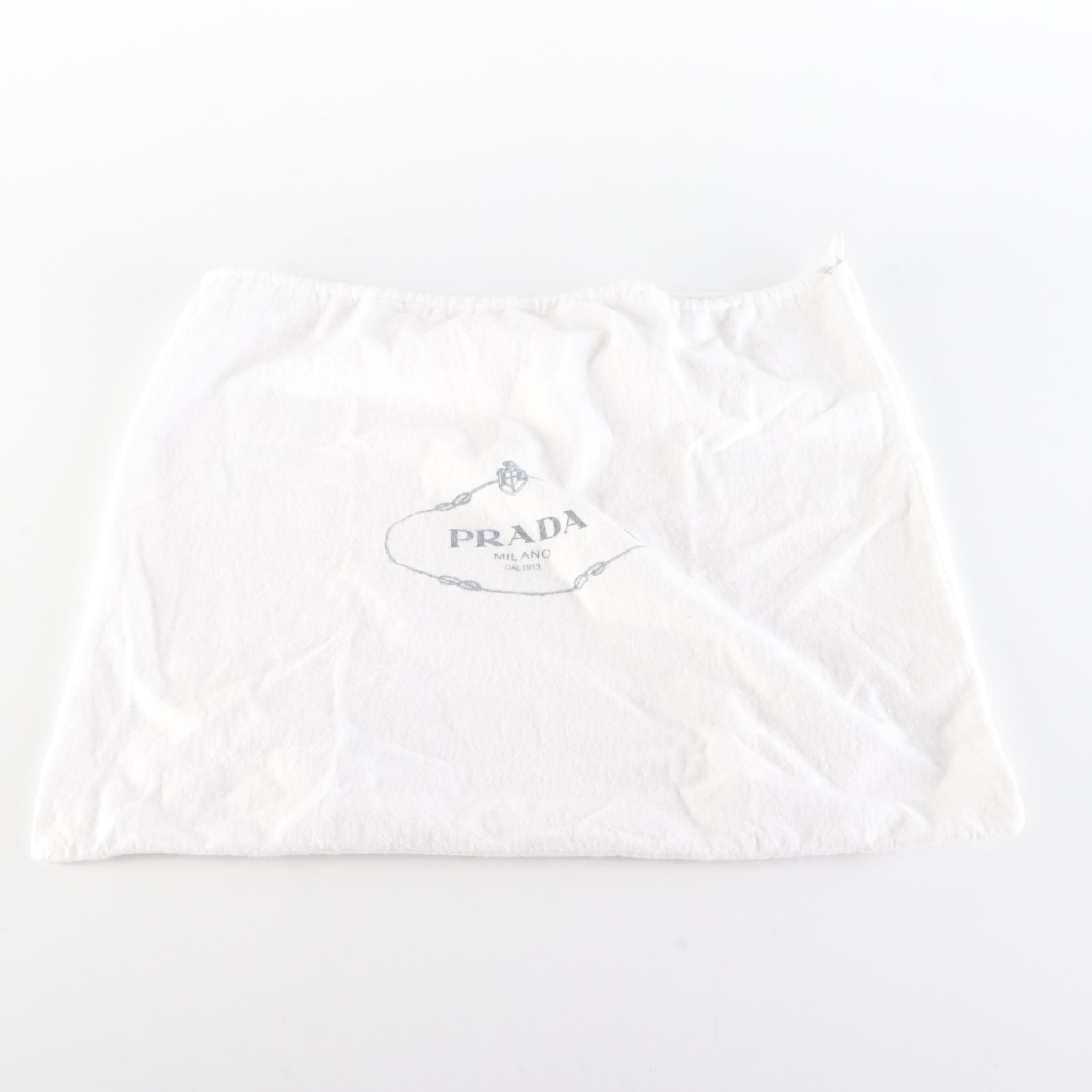 Prada Sailor Boy and More Brooch Tote in Nylon and Ostrich