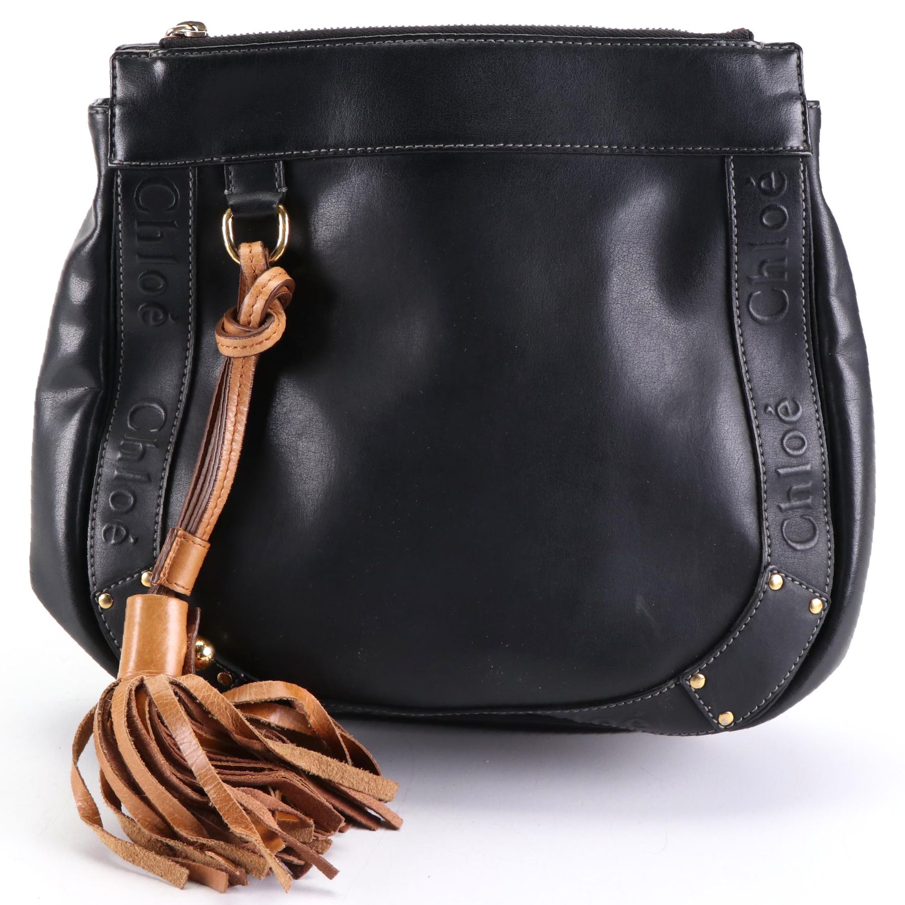 Chloé Leather Tassel Crossbody