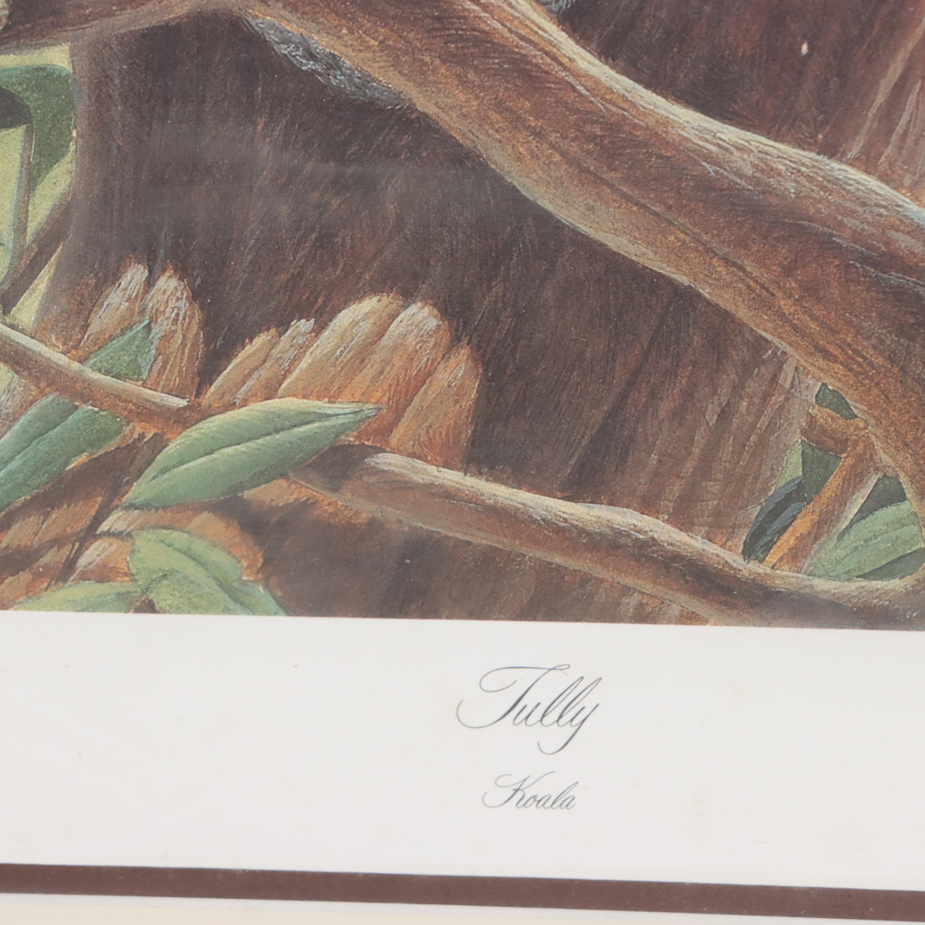 John Ruthven Offset Lithograph "Tully," Late 20th Century