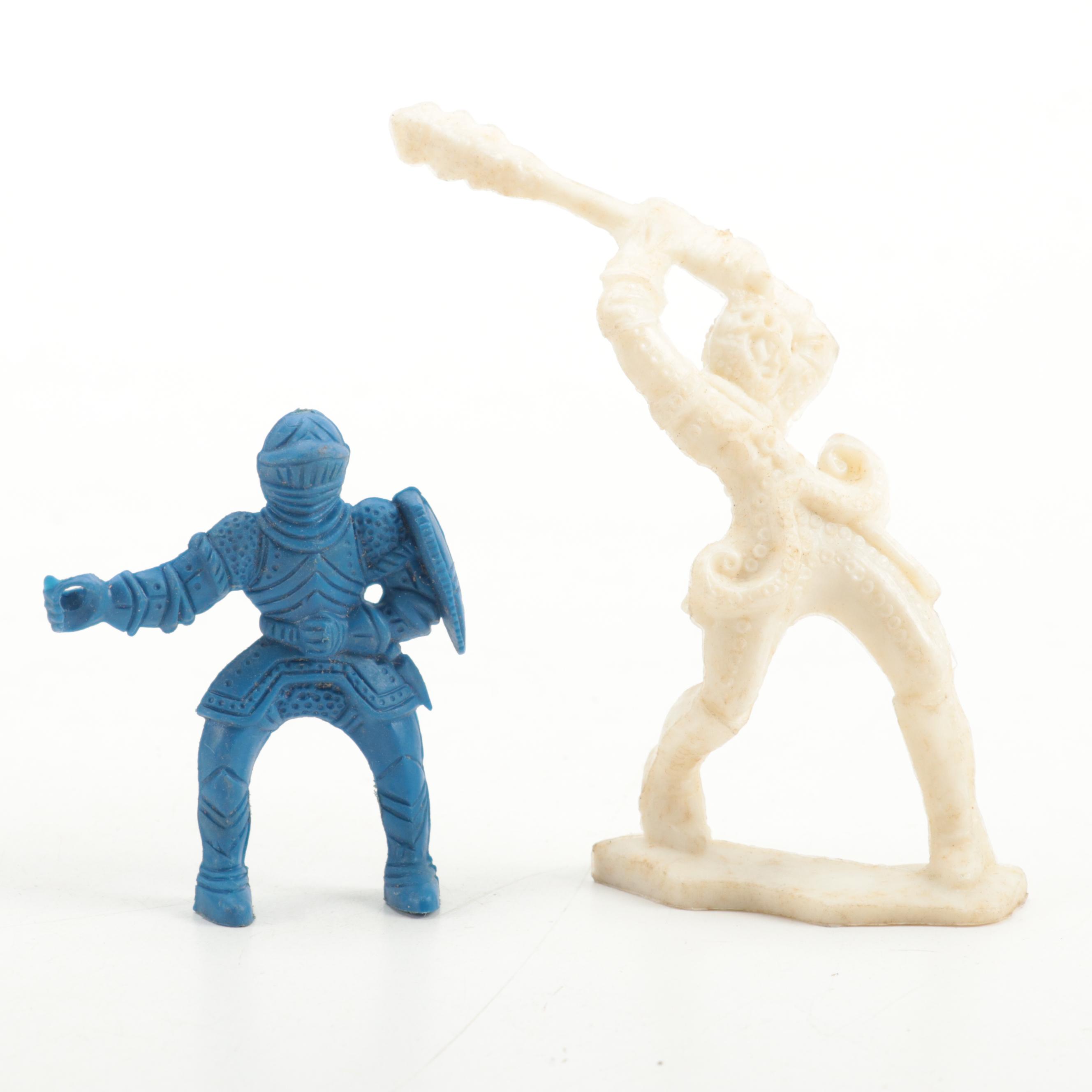 Bergen Toy, Tim Mee with Other Plastic Toy Animals, Knights Cowboys and More