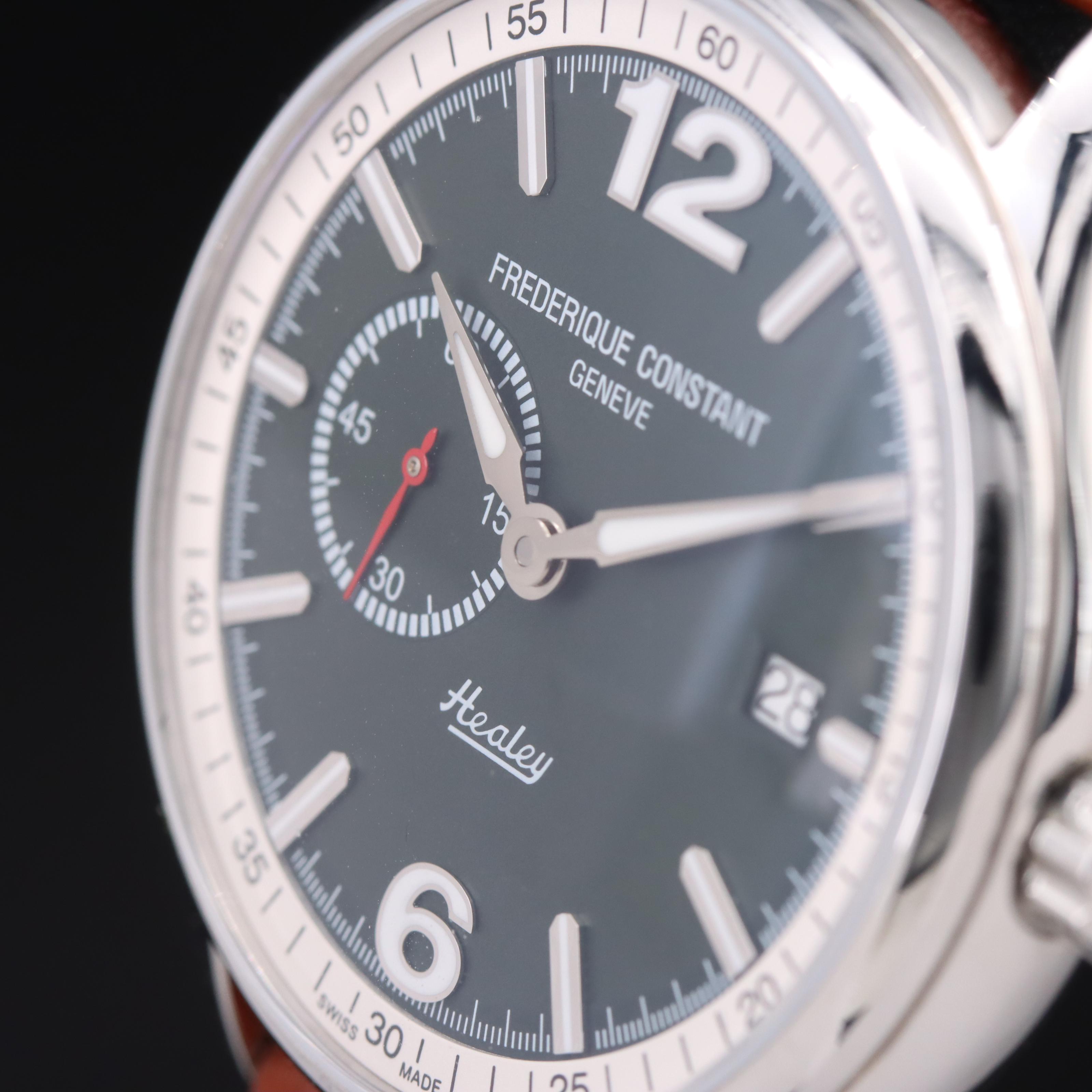 Frederique Constant Healey Vintage Rally Watch with Scale Model