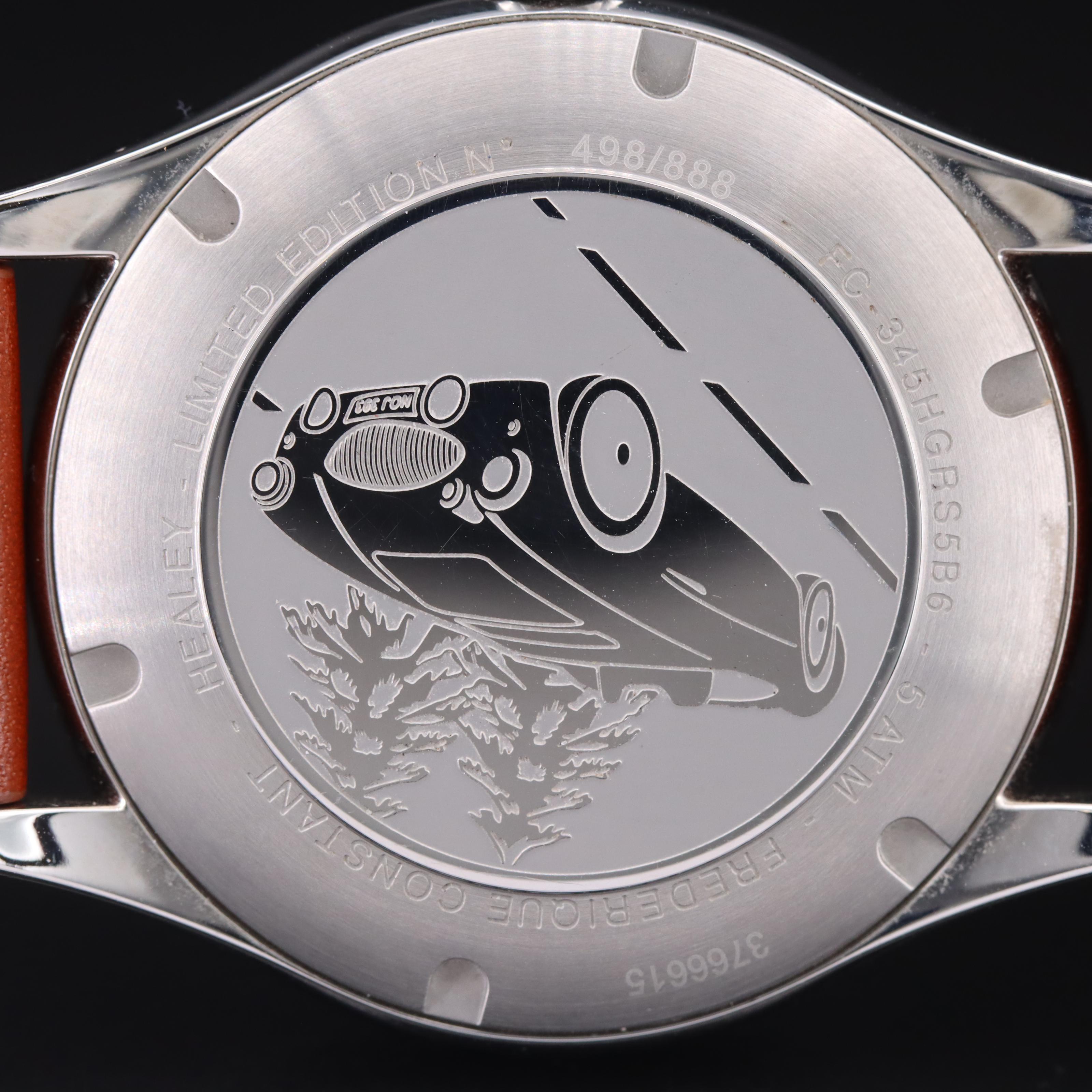 Frederique Constant Healey Vintage Rally Watch with Scale Model