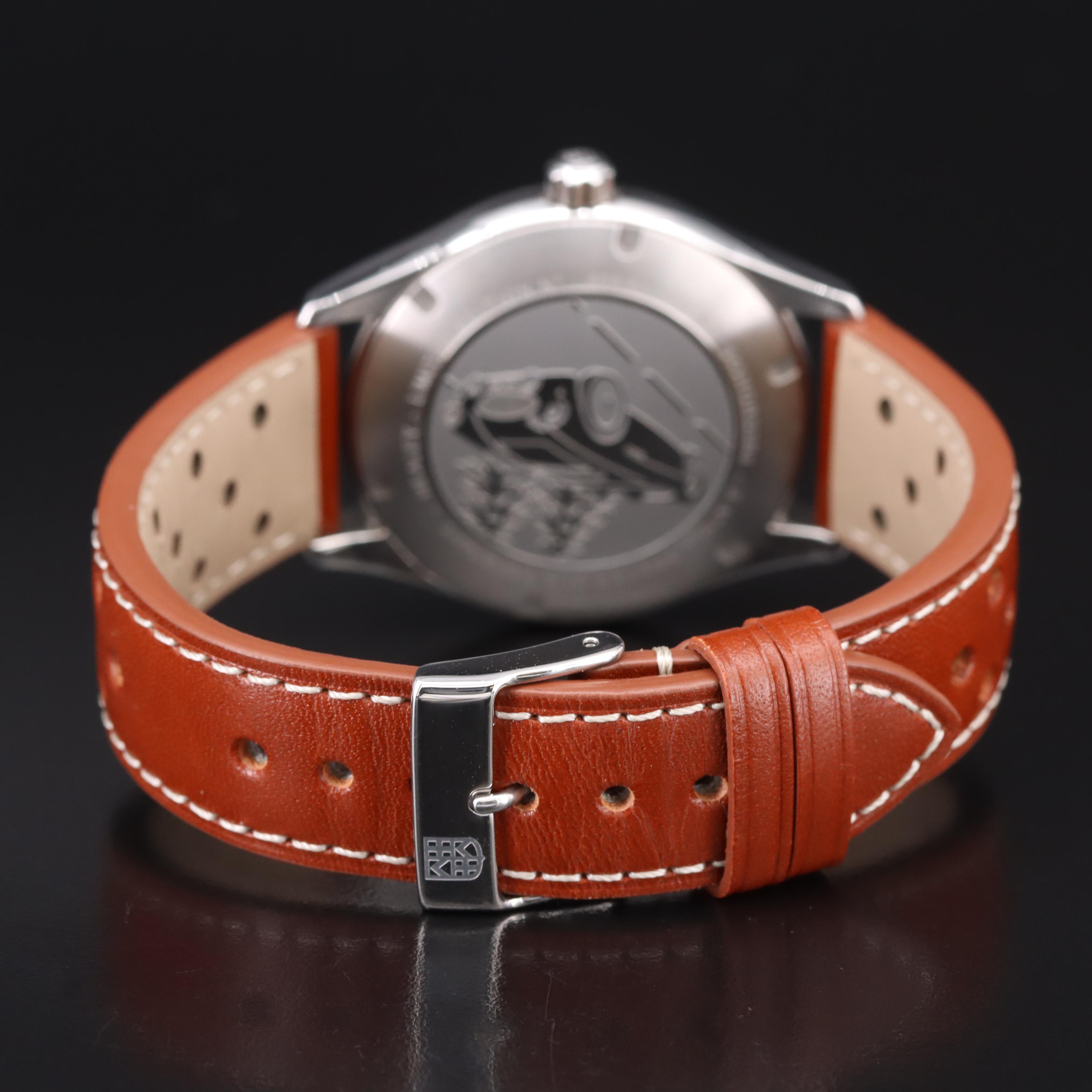 Frederique Constant Healey Vintage Rally Watch with Scale Model