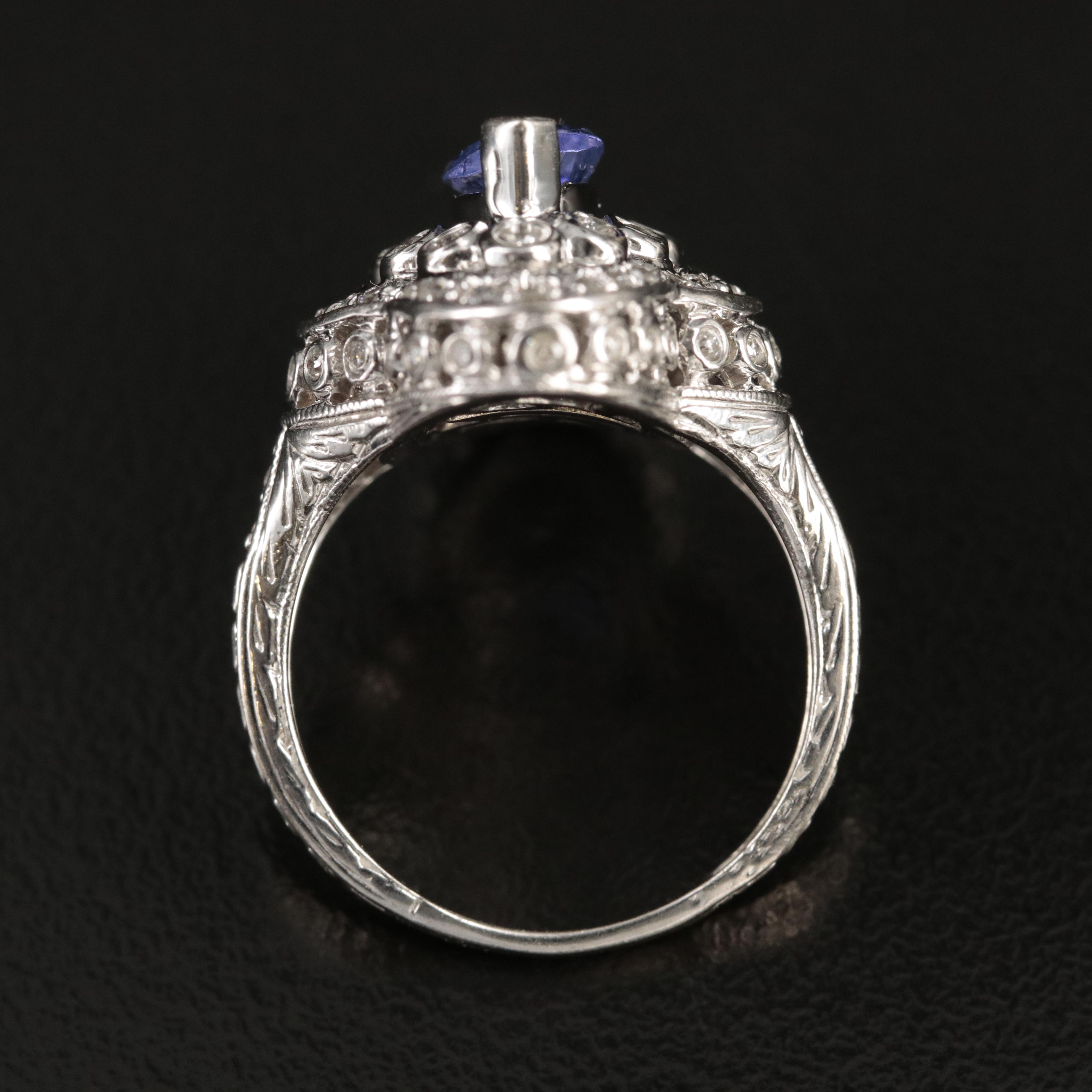 Generations 1912 14K Tanzanite and Diamond Ring