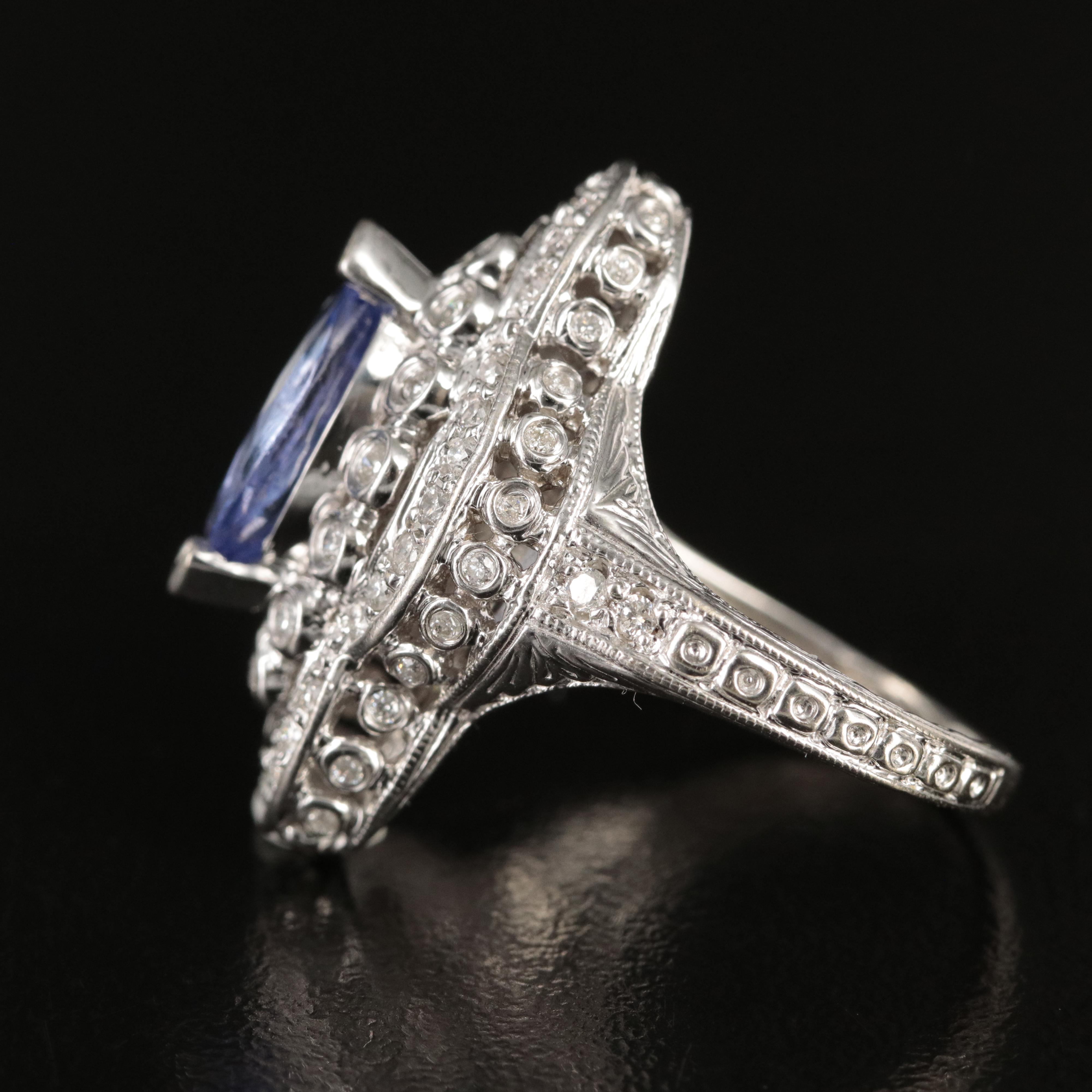 Generations 1912 14K Tanzanite and Diamond Ring