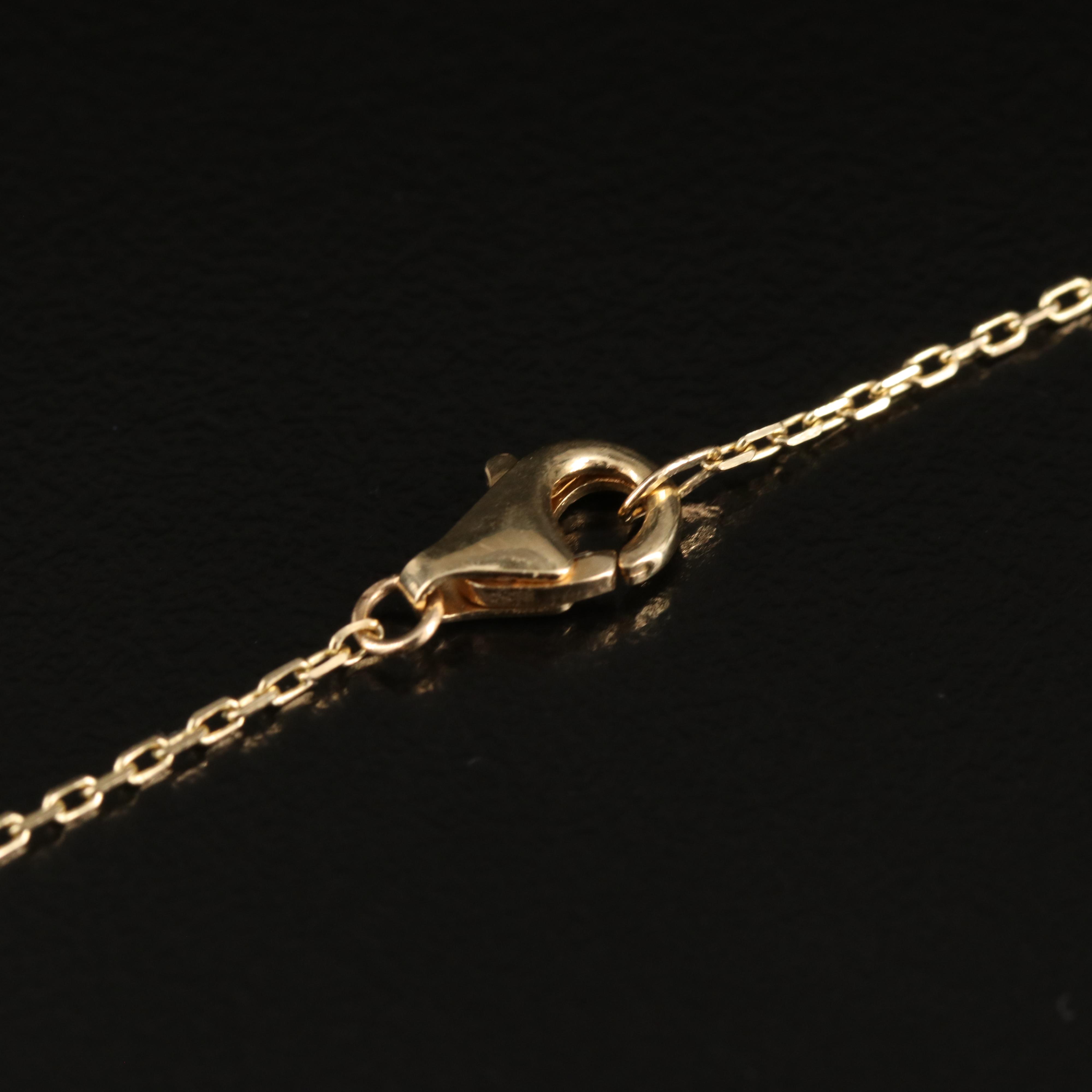 14K 10.41 CT Swiss Blue Topaz and Diamond Pendant Necklace