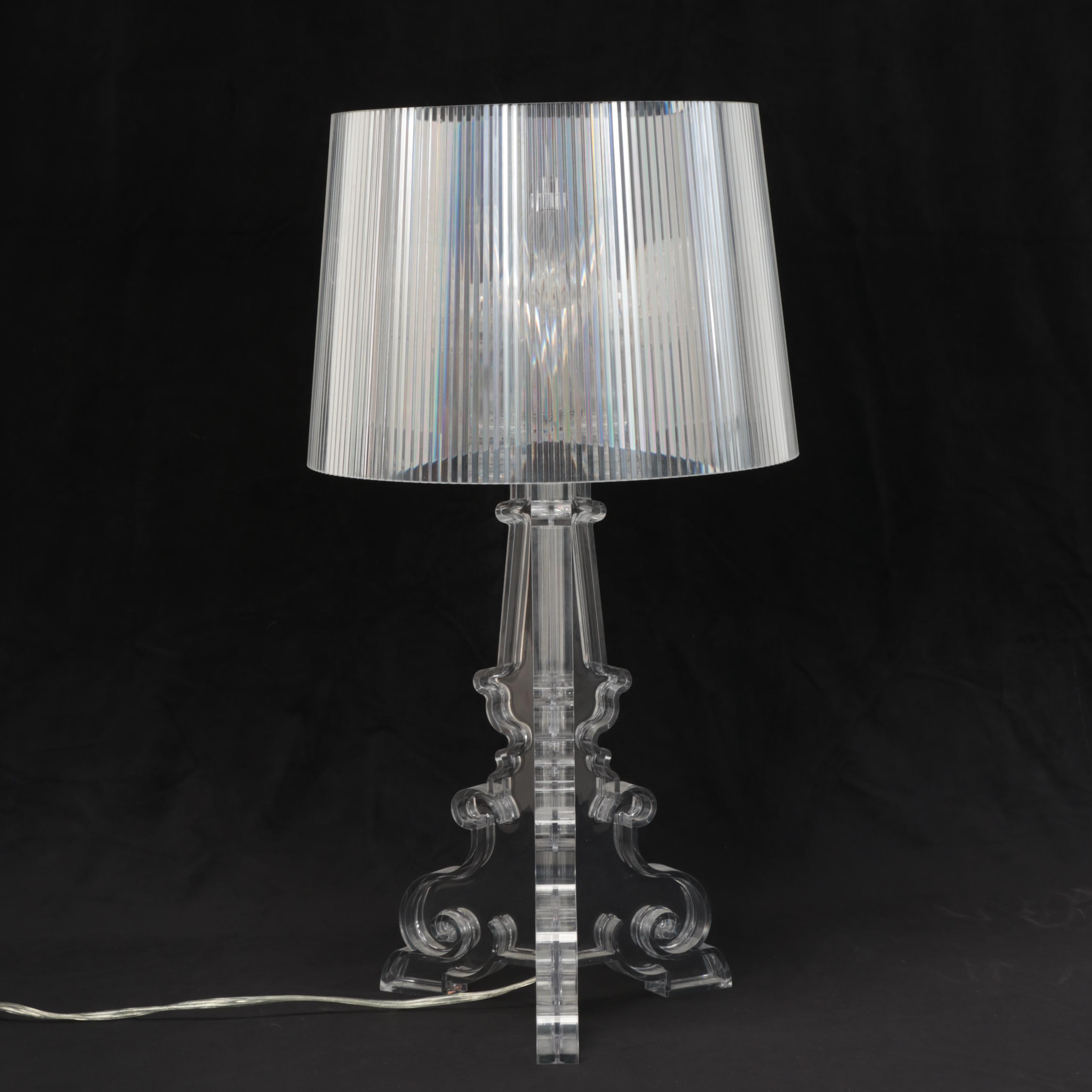 Ferruccio Laviani for Kartell "Bourgie" Acrylic Ghost Table Lamp