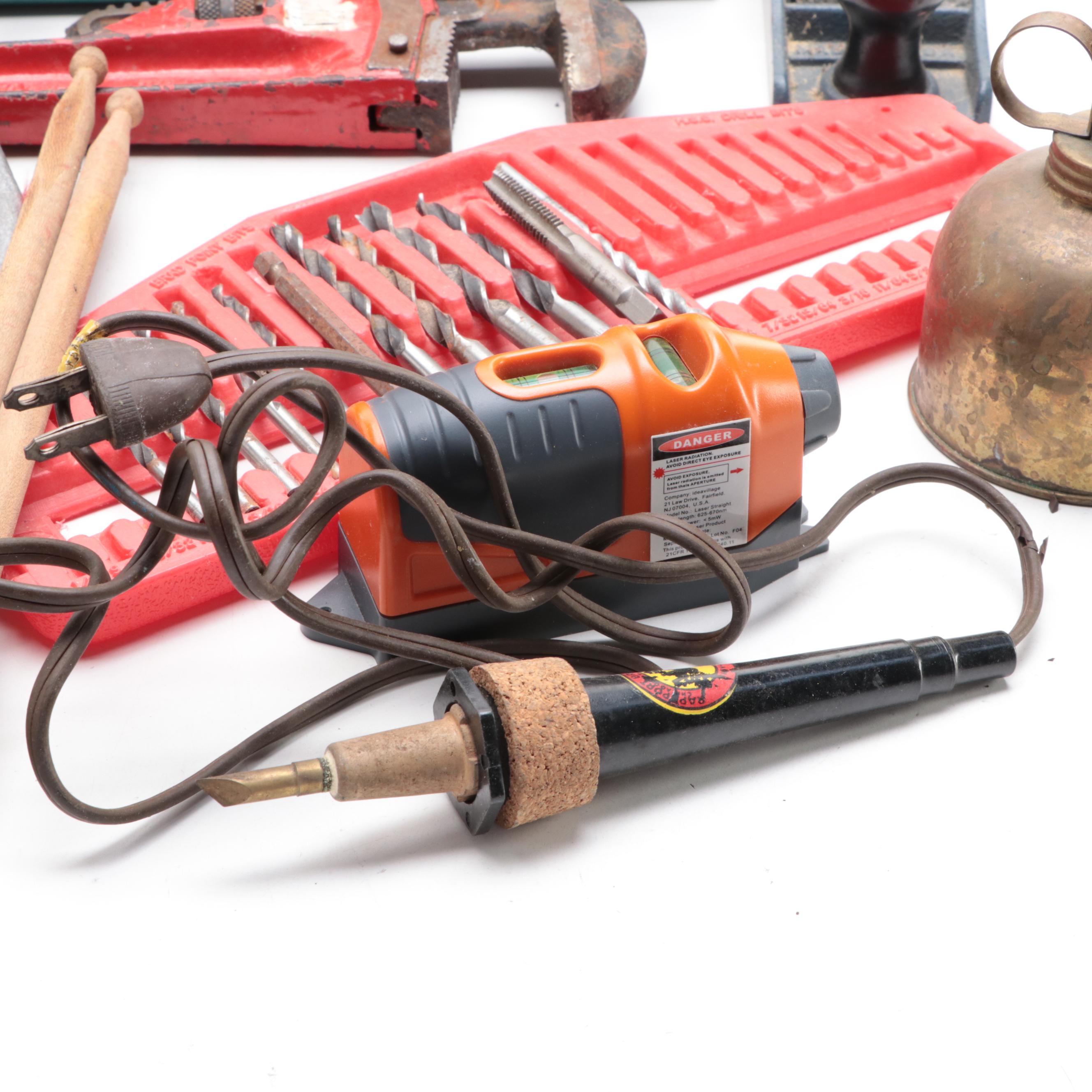 Black + Decker Orbital Sander With Socket Wrenches, Drill Bits, and More Tools