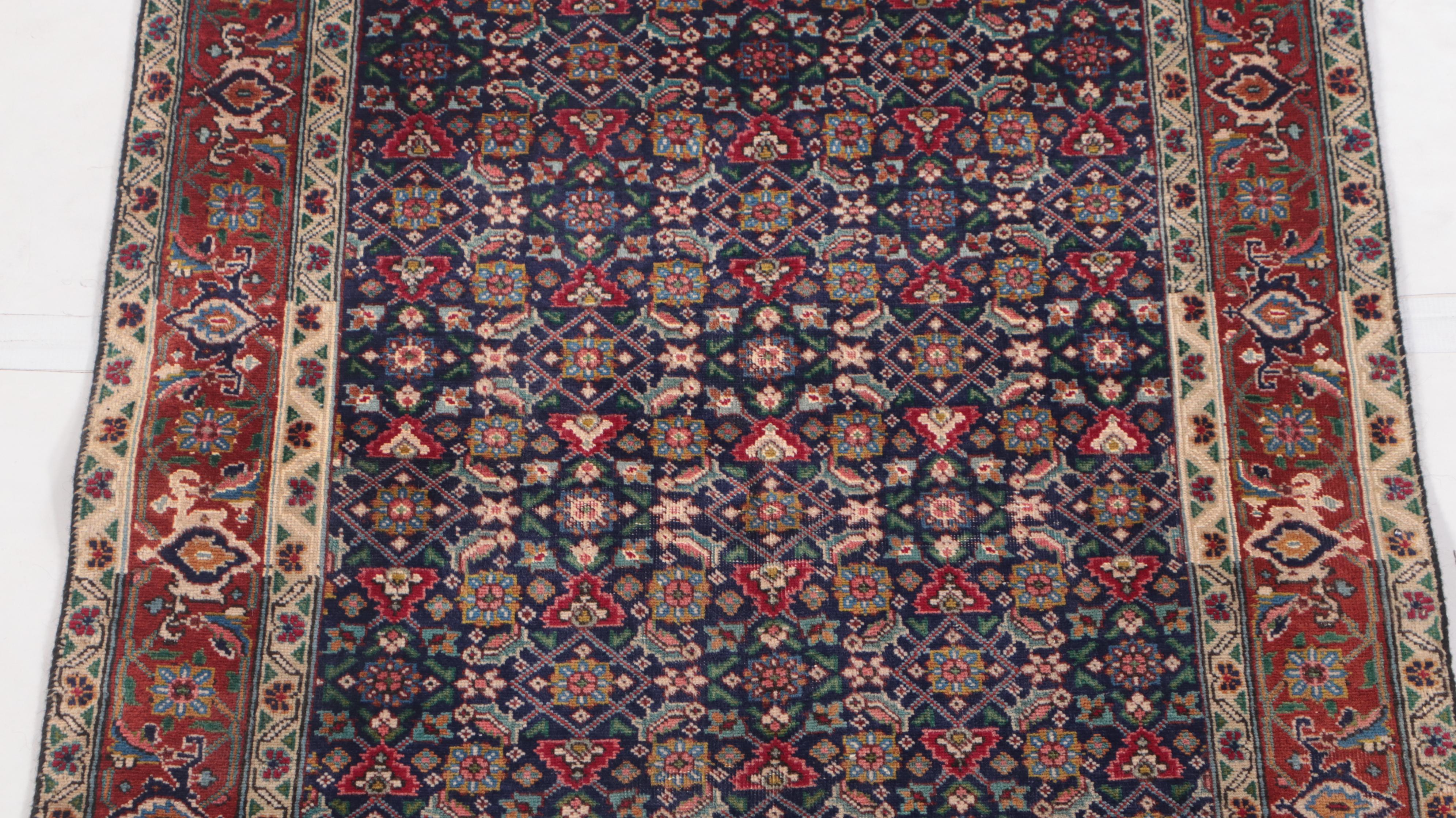 3'1 x 4'6 Hand-Knotted Persian Veramin Accent Rug