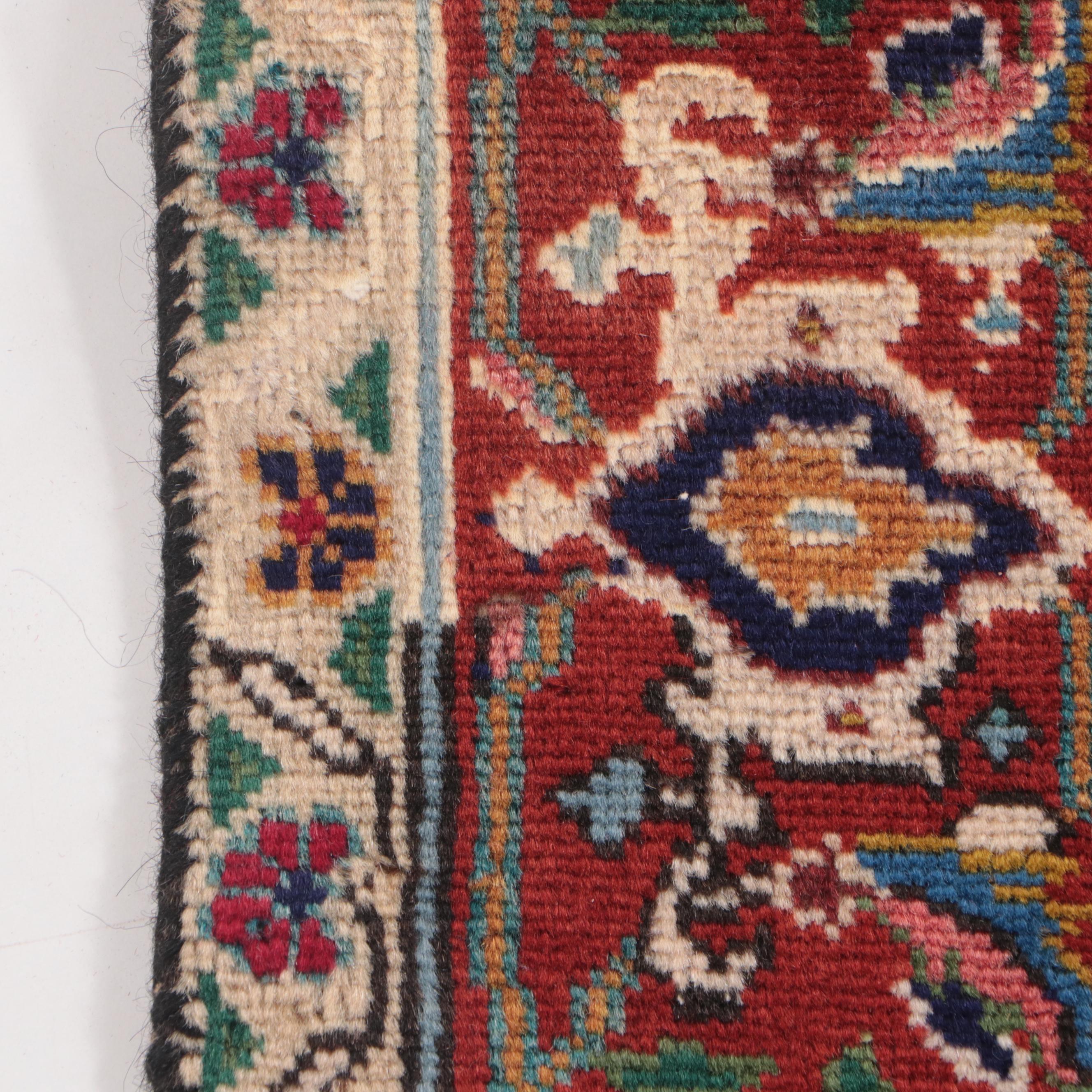 3'1 x 4'6 Hand-Knotted Persian Veramin Accent Rug