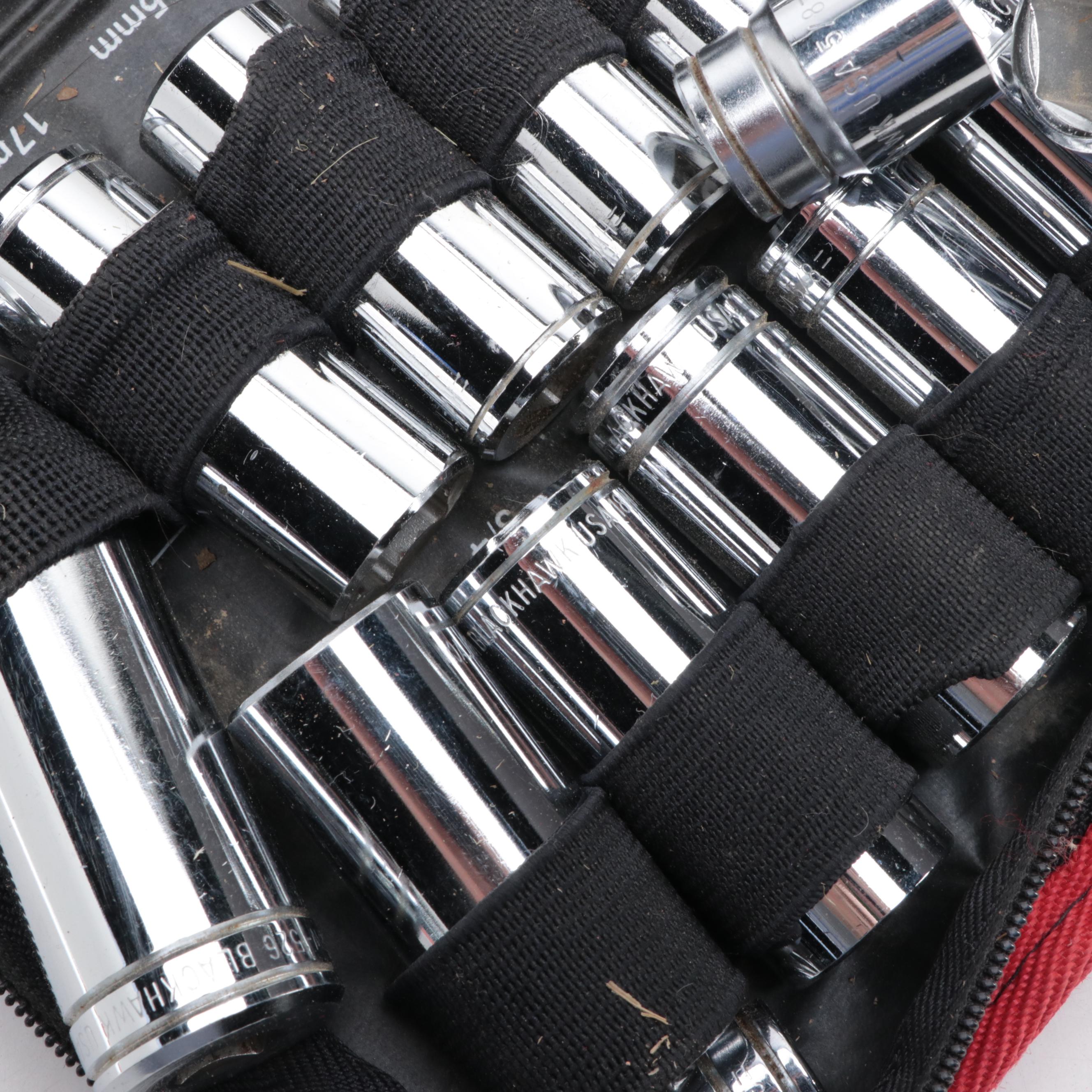 Black + Decker Orbital Sander With Socket Wrenches, Drill Bits, and More Tools