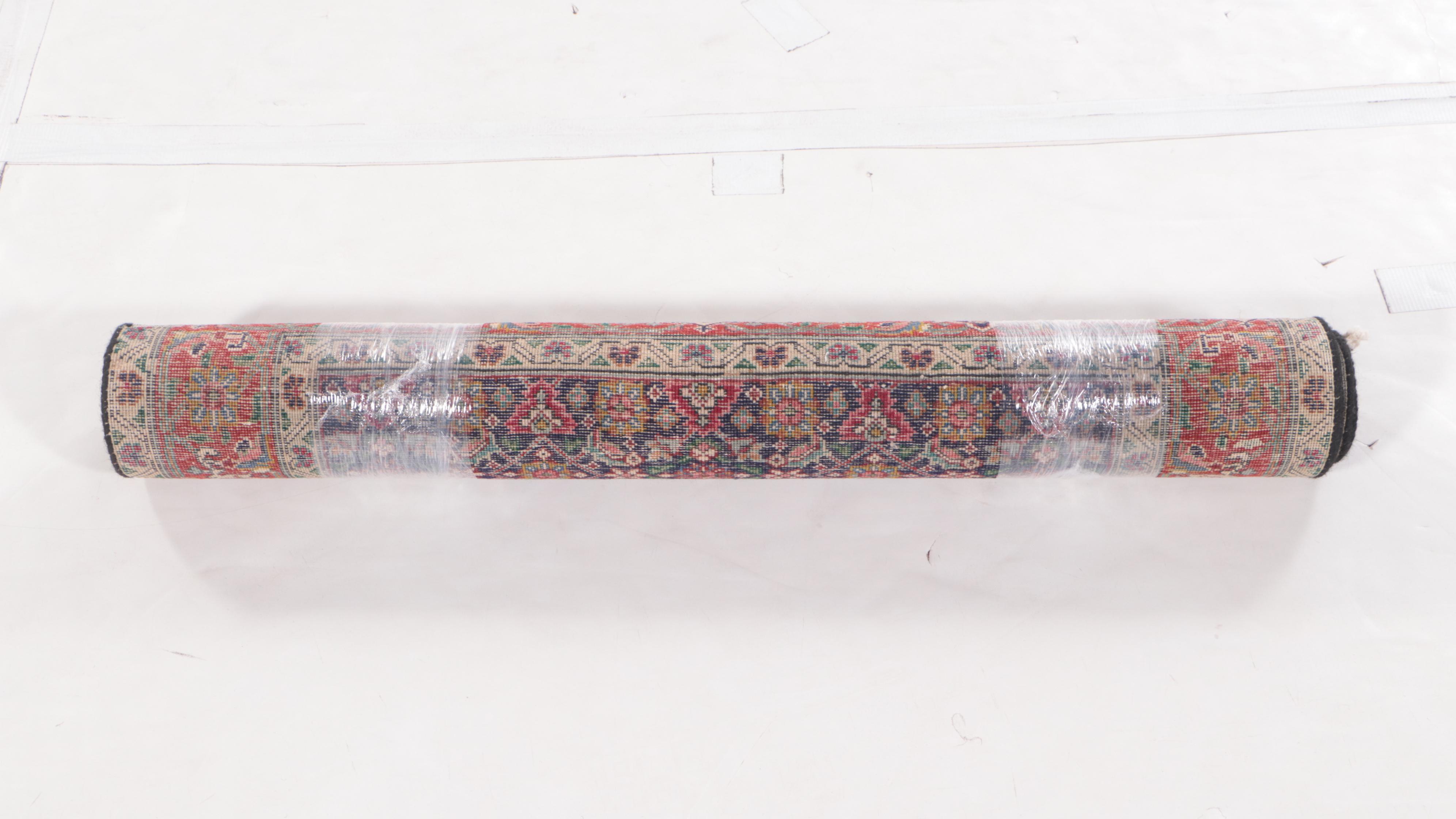 3'1 x 4'6 Hand-Knotted Persian Veramin Accent Rug