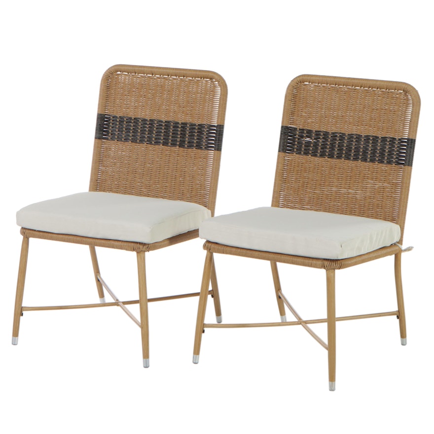 Two Threshold With Studio McGee Mapleton Armless Dining Accent Chairs