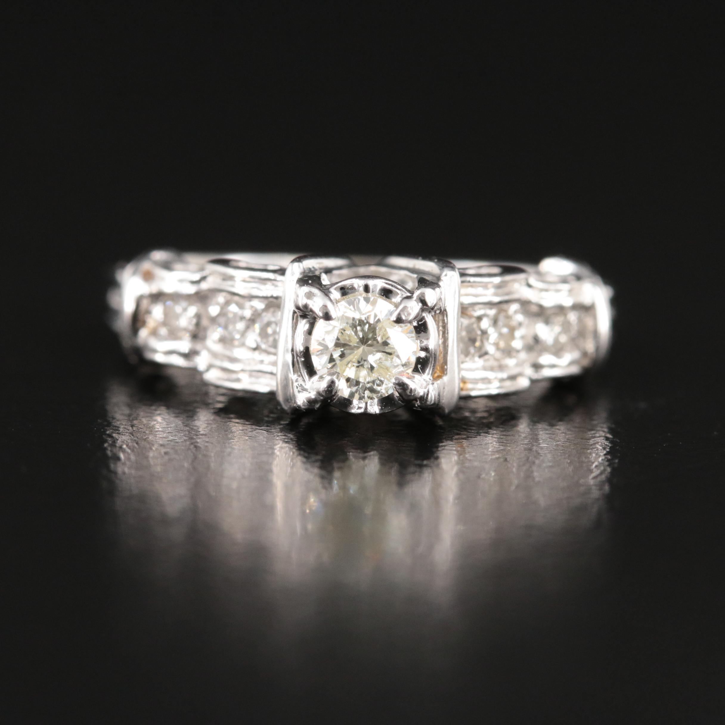 10K 0.34 CTW Diamond Ring