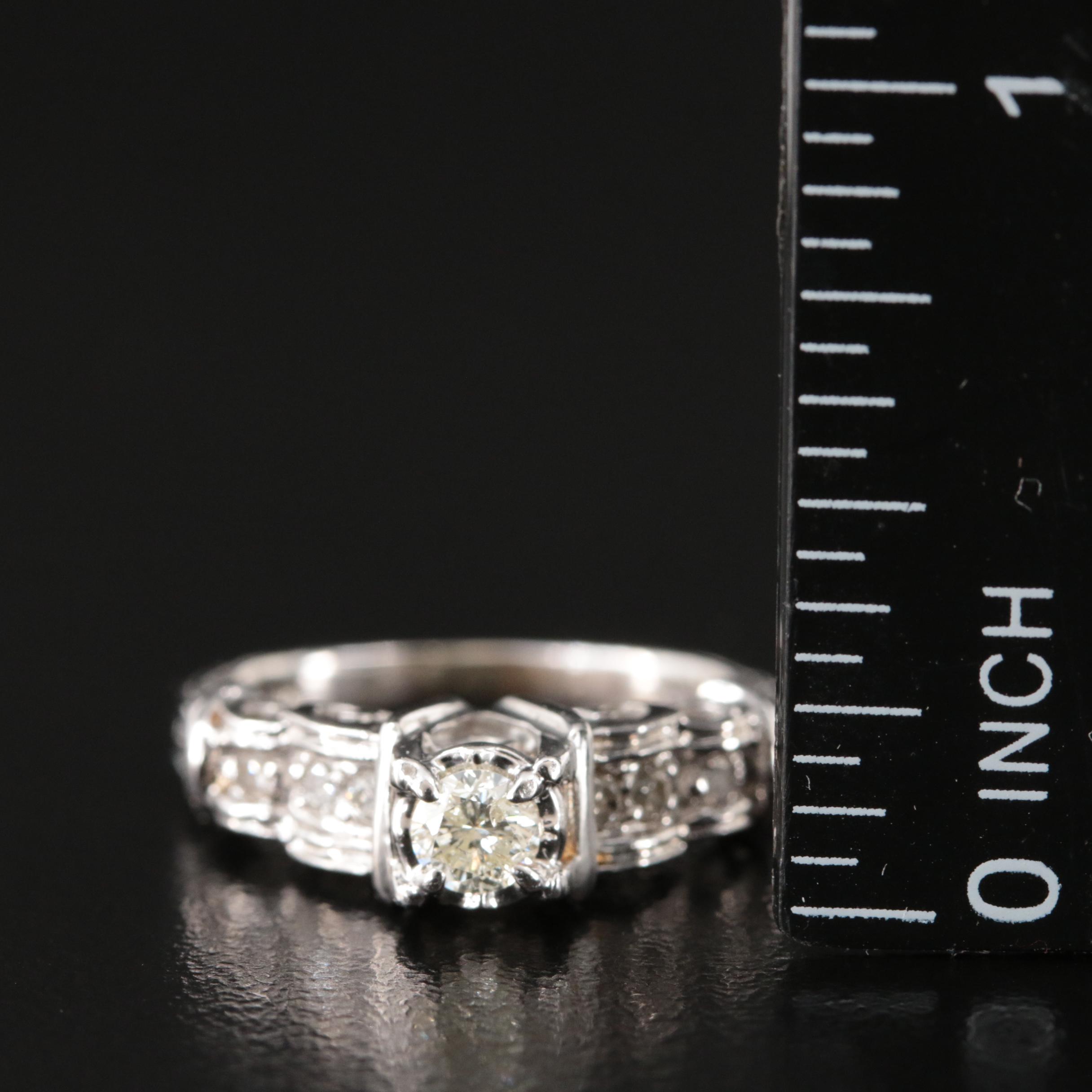10K 0.34 CTW Diamond Ring