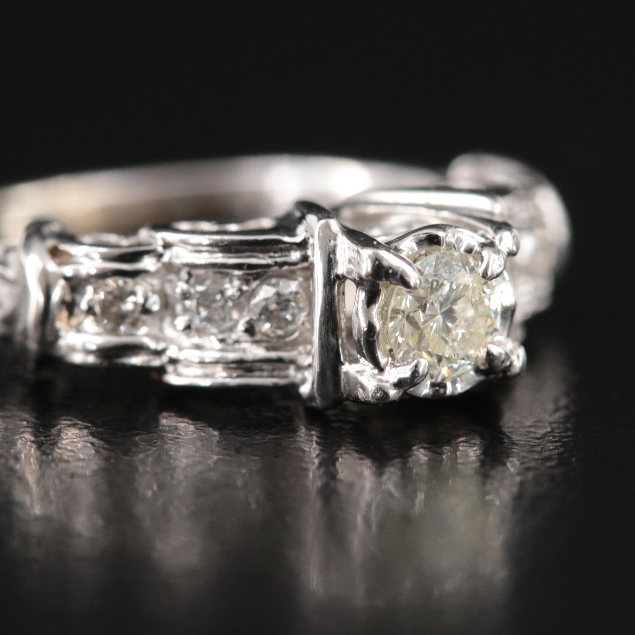 10K 0.34 CTW Diamond Ring