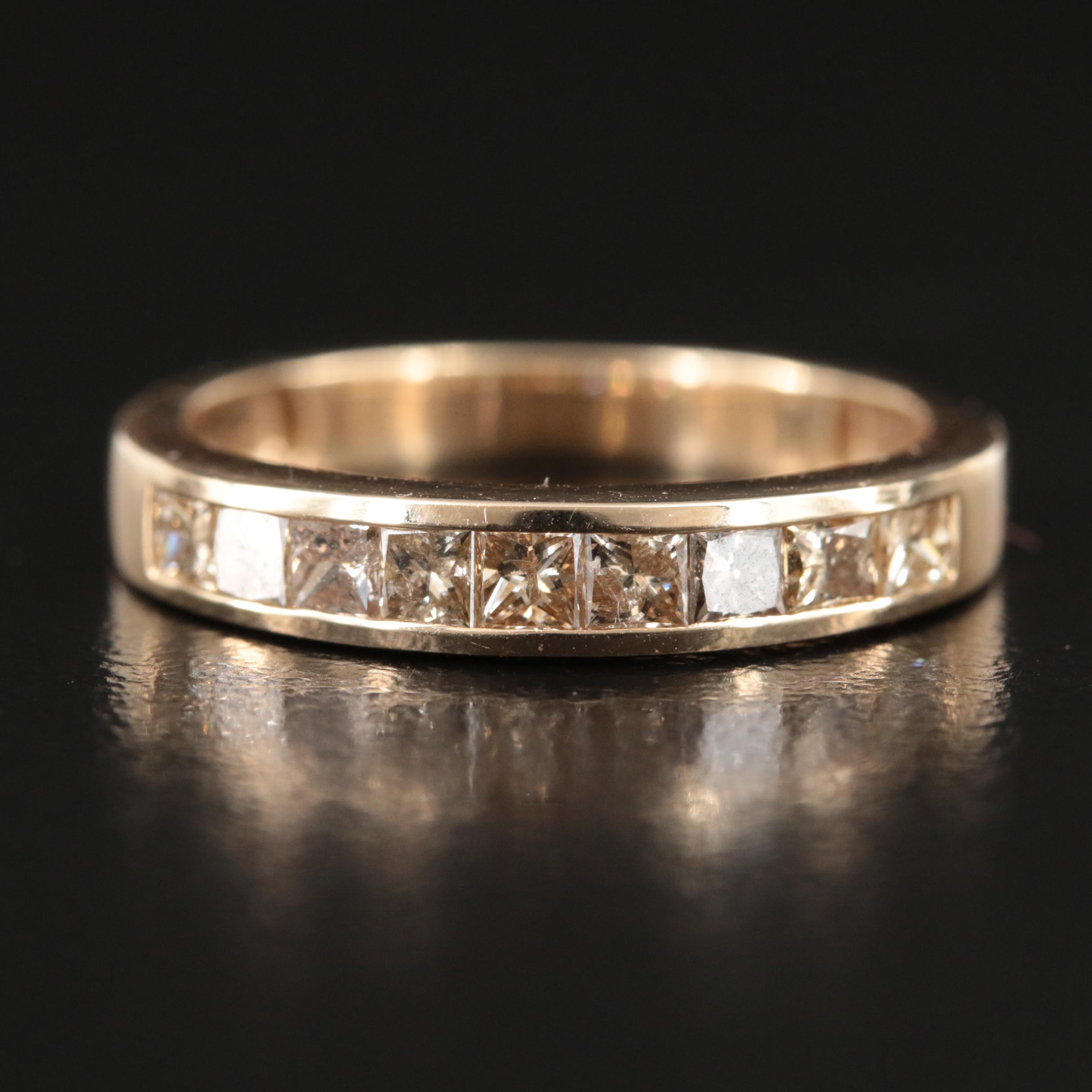 14K 0.90 CTW Diamond Band