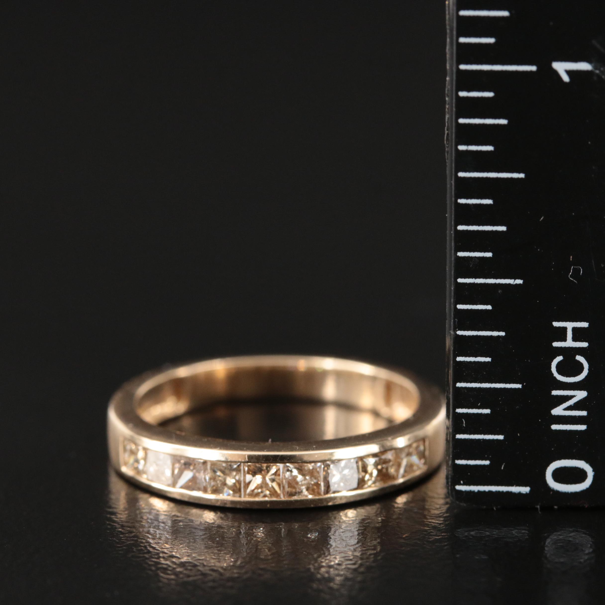 14K 0.90 CTW Diamond Band