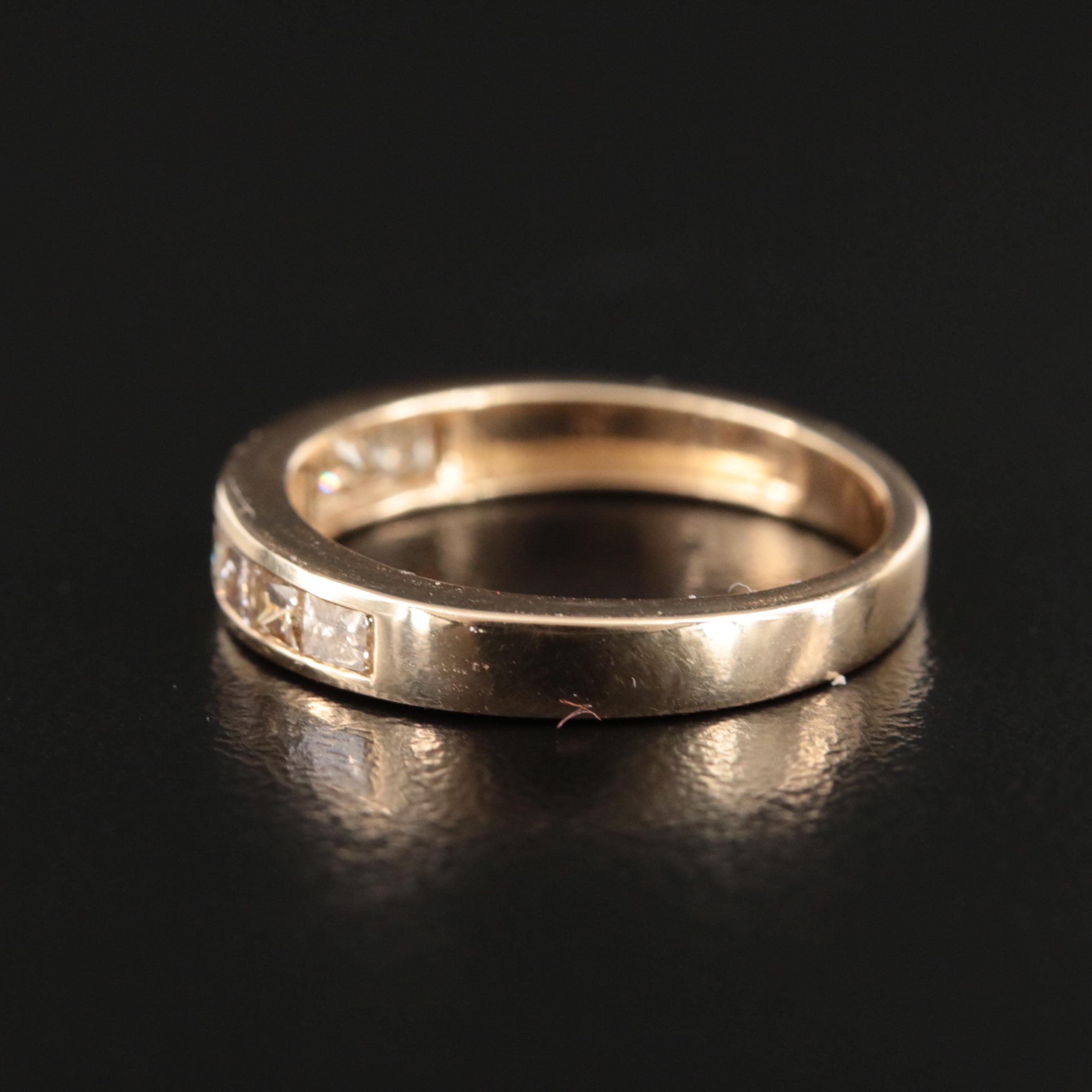 14K 0.90 CTW Diamond Band