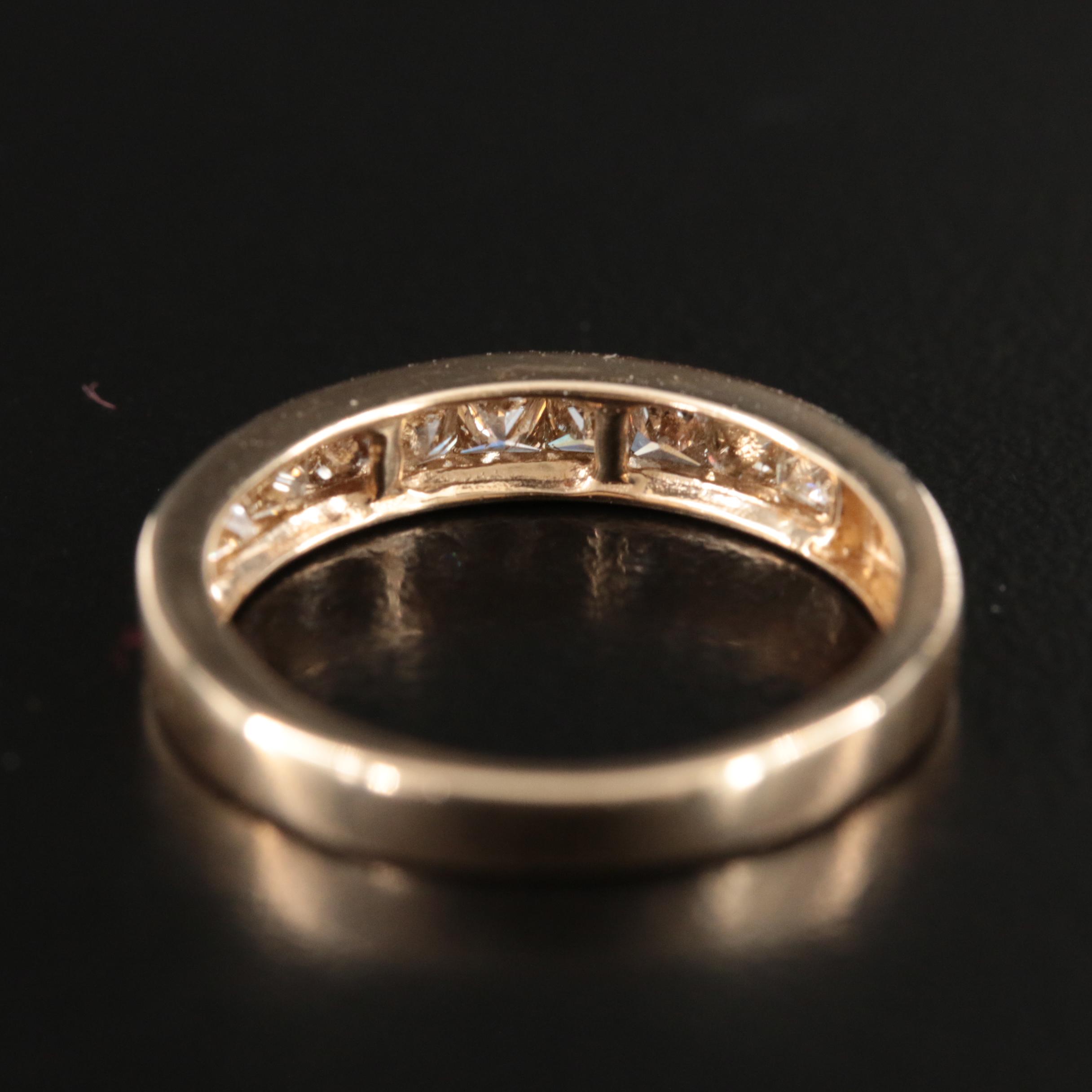 14K 0.90 CTW Diamond Band