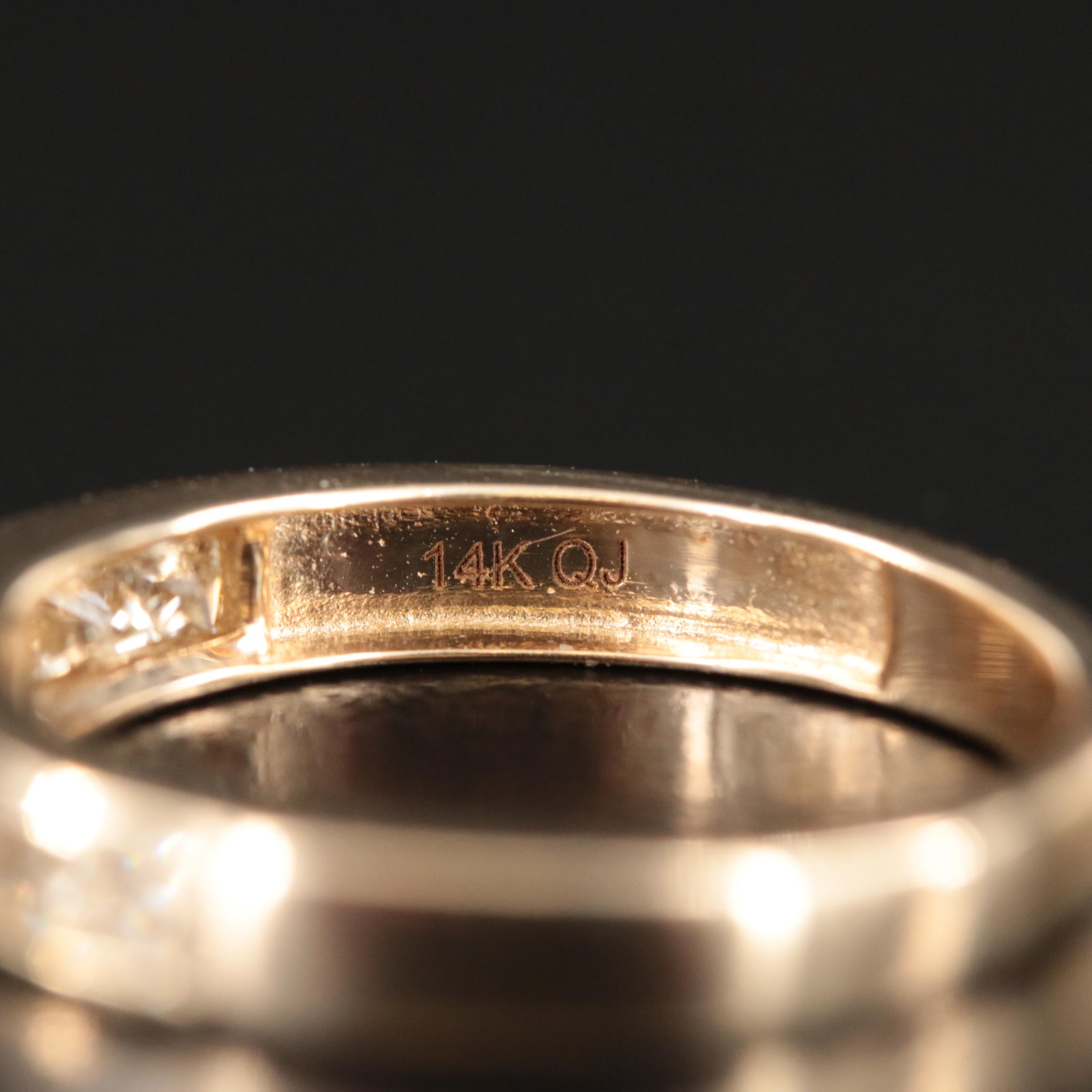 14K 0.90 CTW Diamond Band