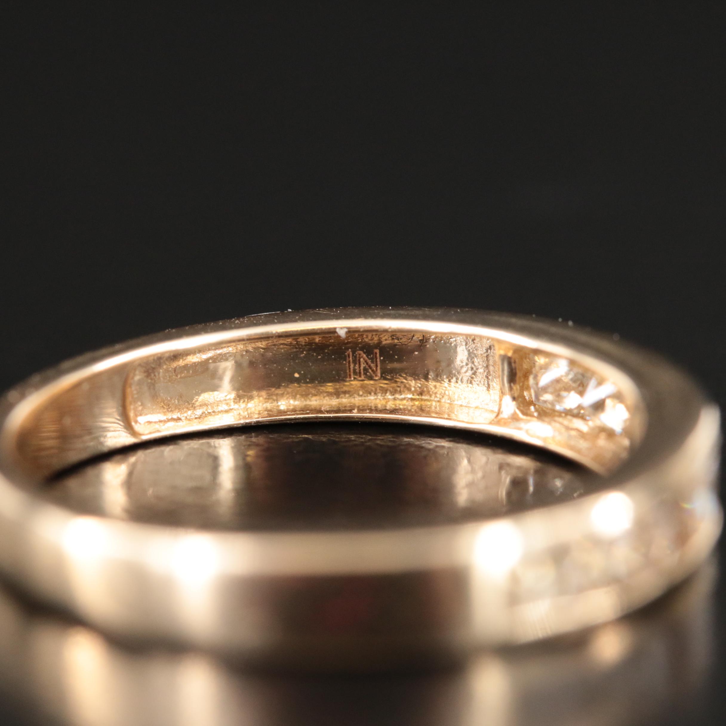 14K 0.90 CTW Diamond Band