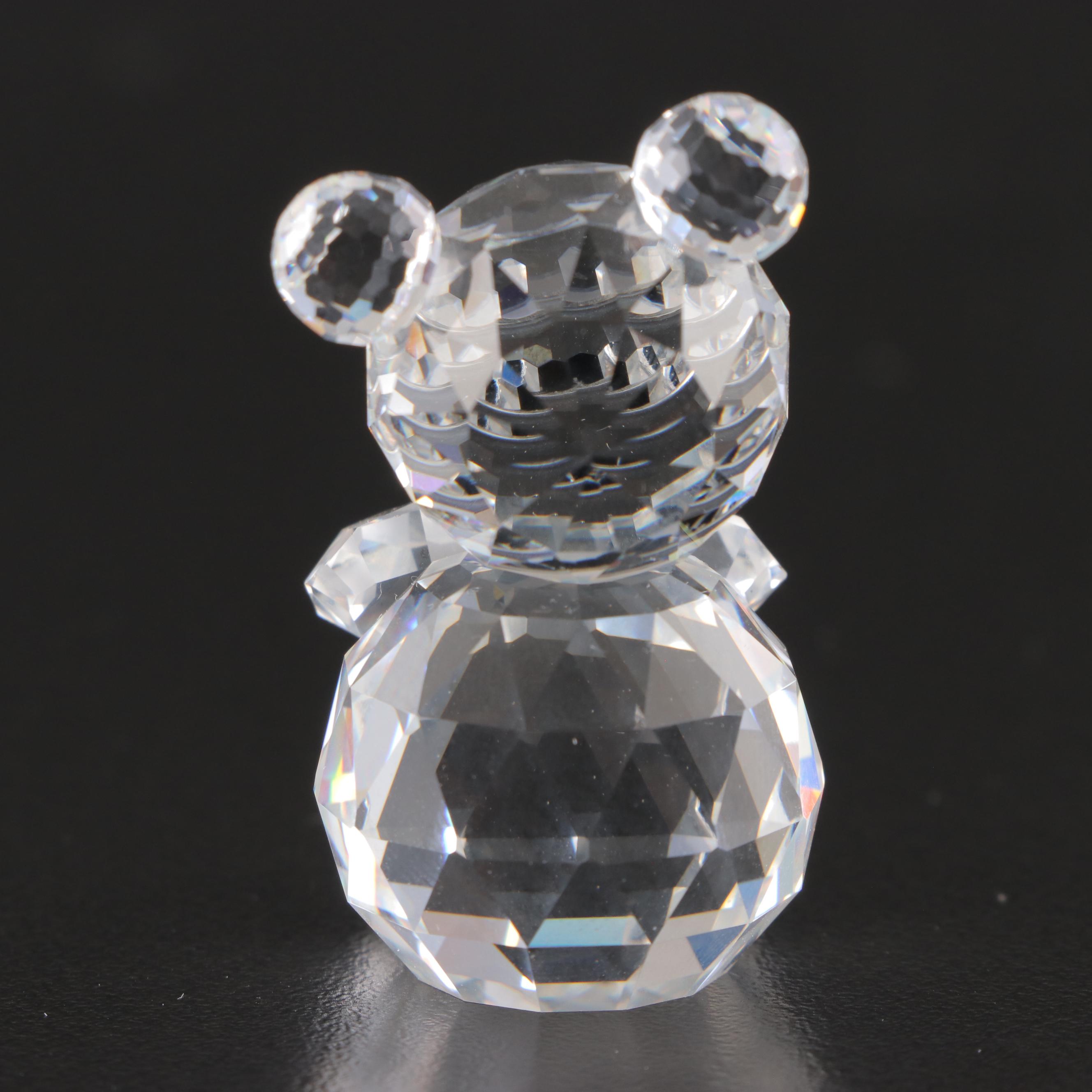 Swarovski and Iris Arc Crystal Bear and Clown Figurines