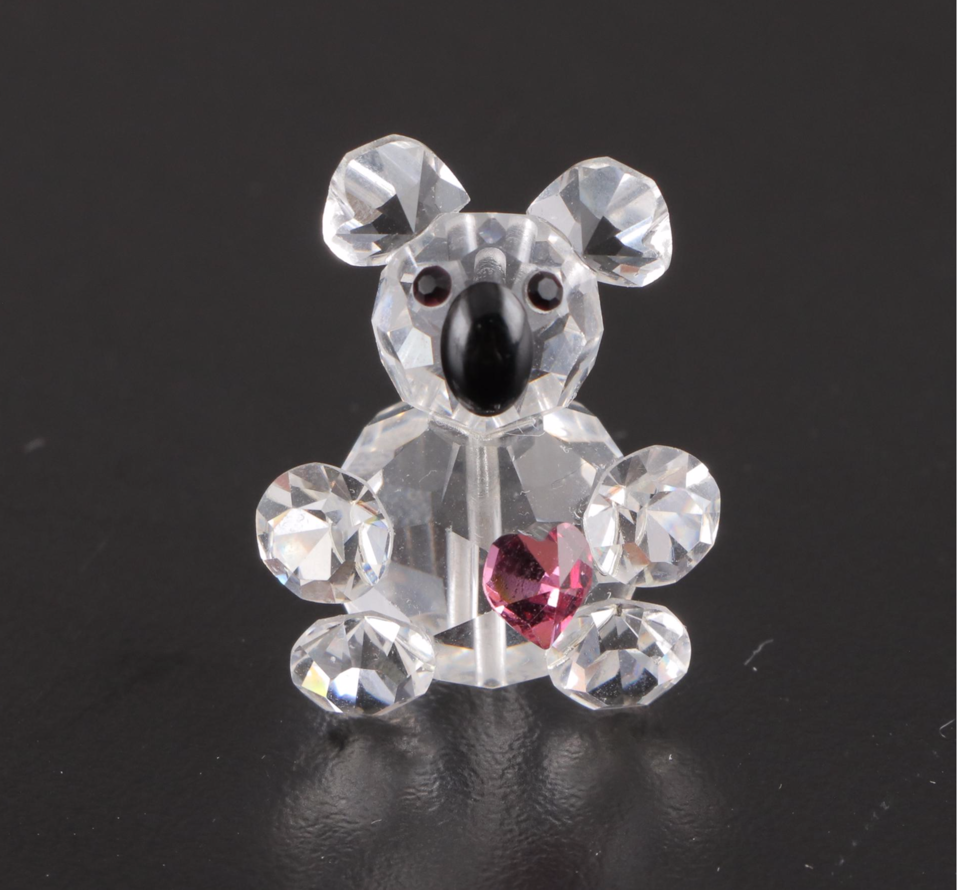 Swarovski and Iris Arc Crystal Bear and Clown Figurines