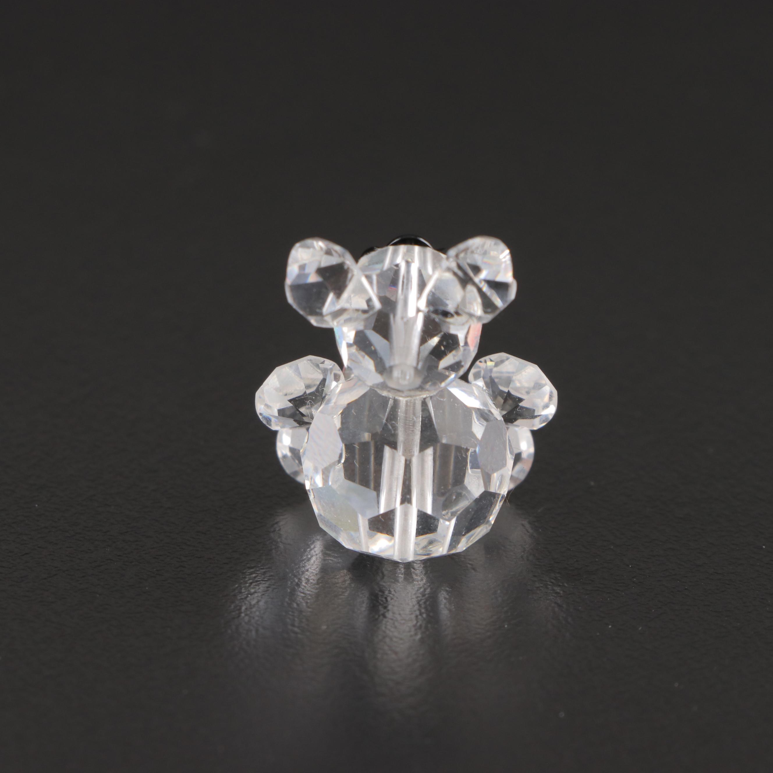 Swarovski and Iris Arc Crystal Bear and Clown Figurines