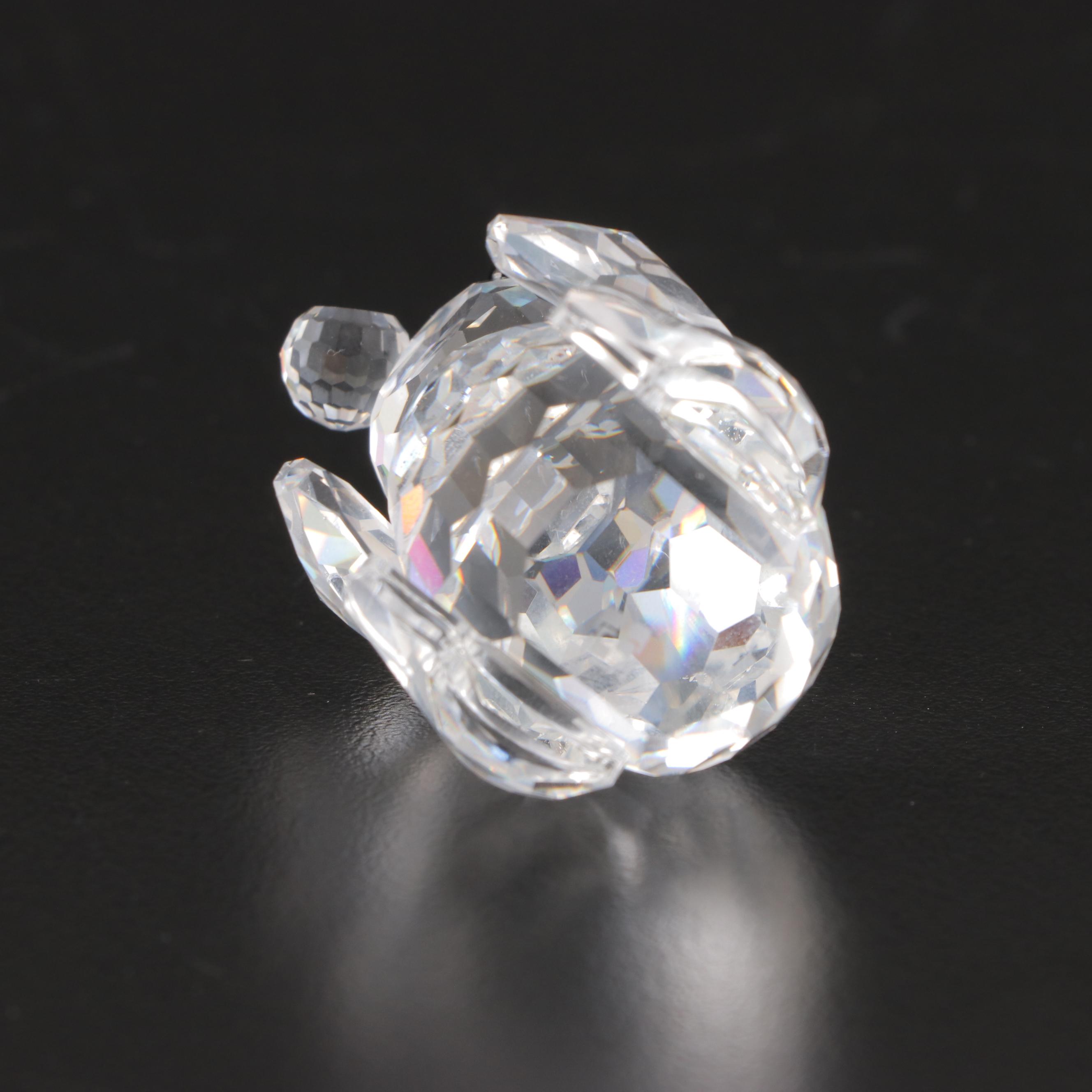 Swarovski and Iris Arc Crystal Bear and Clown Figurines