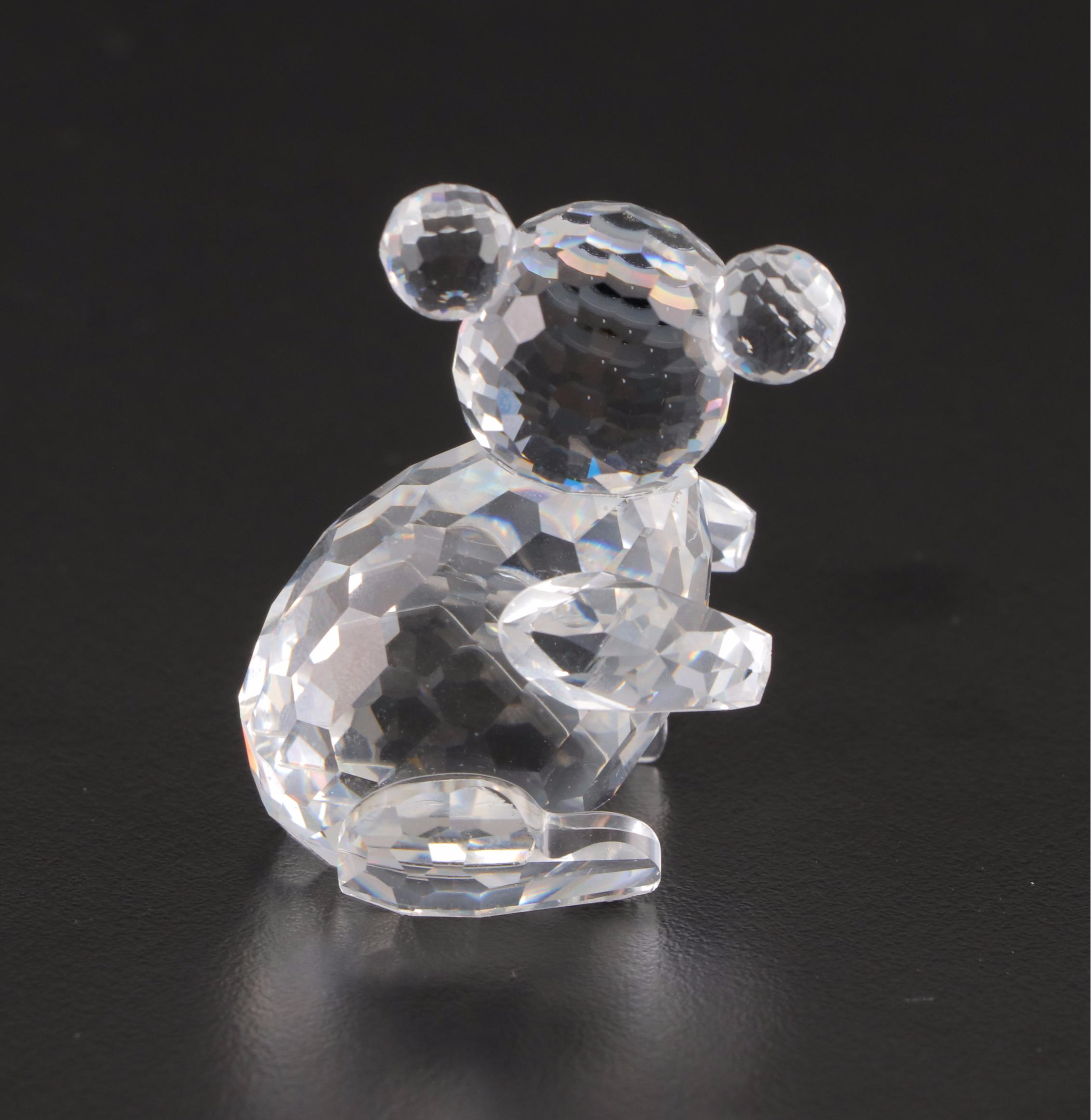 Swarovski and Iris Arc Crystal Bear and Clown Figurines