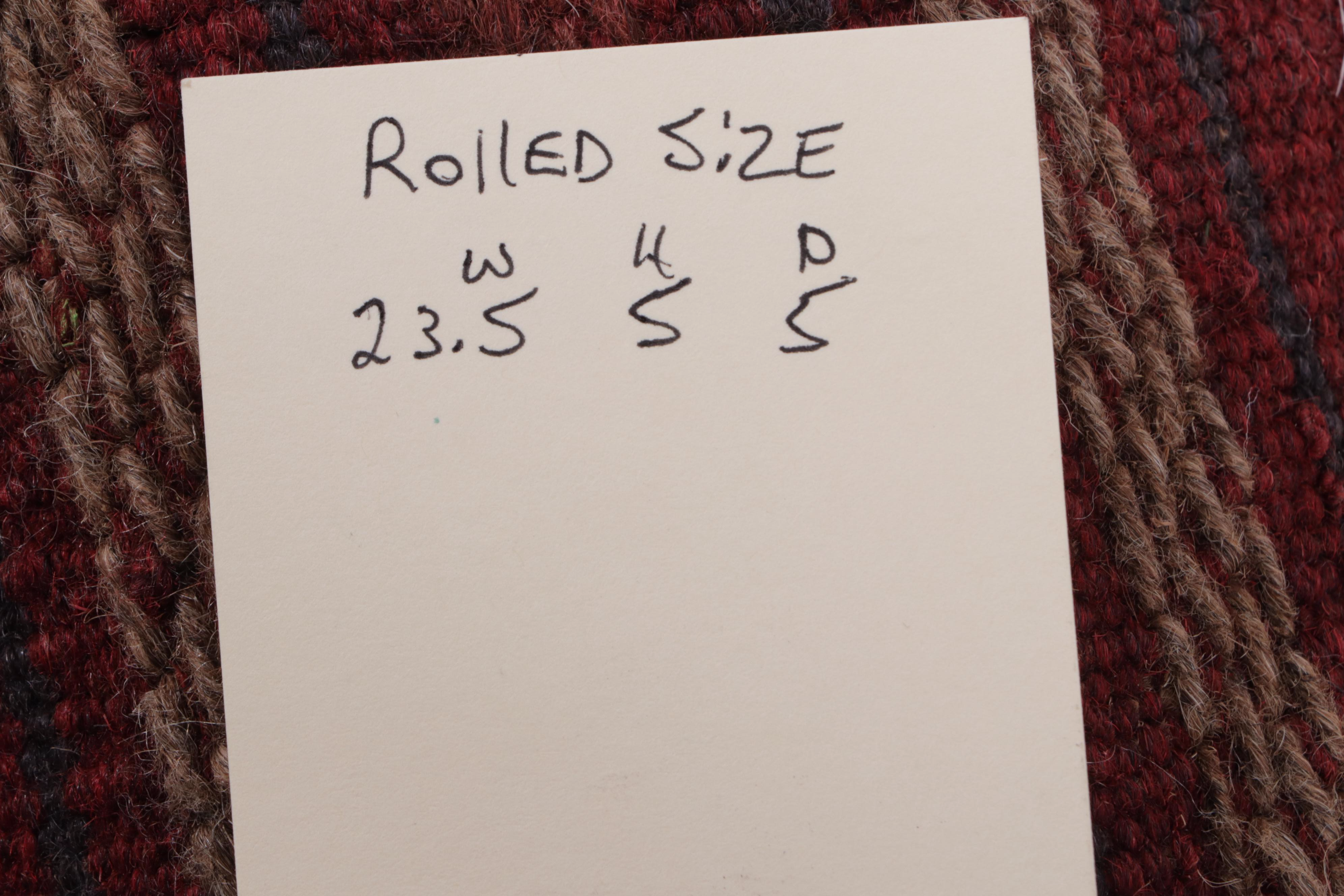 2' x 7'11 Hand-Knotted Afghan Kunduz Carpet Runner