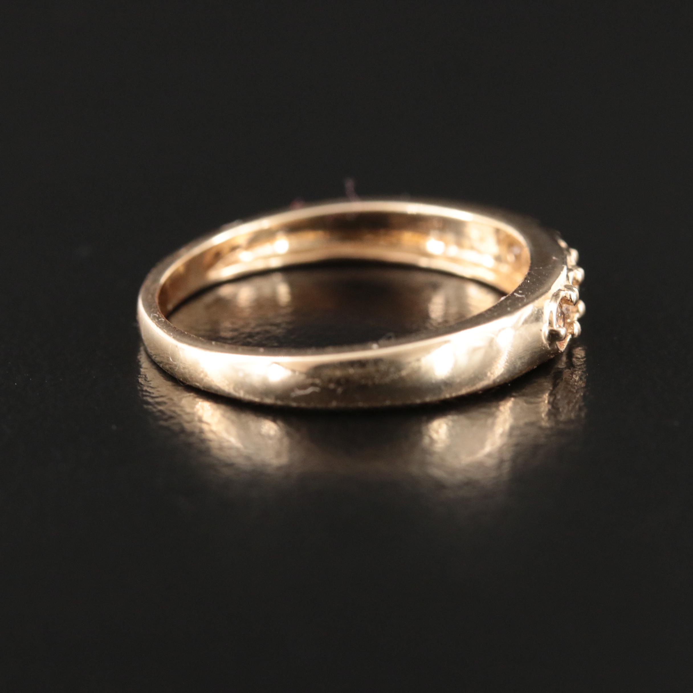 14K 0.25 CTW Diamond Band